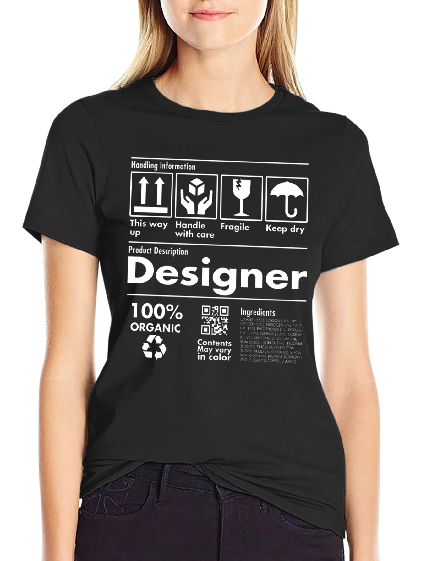 Designer Organic Cotton T-Shirt