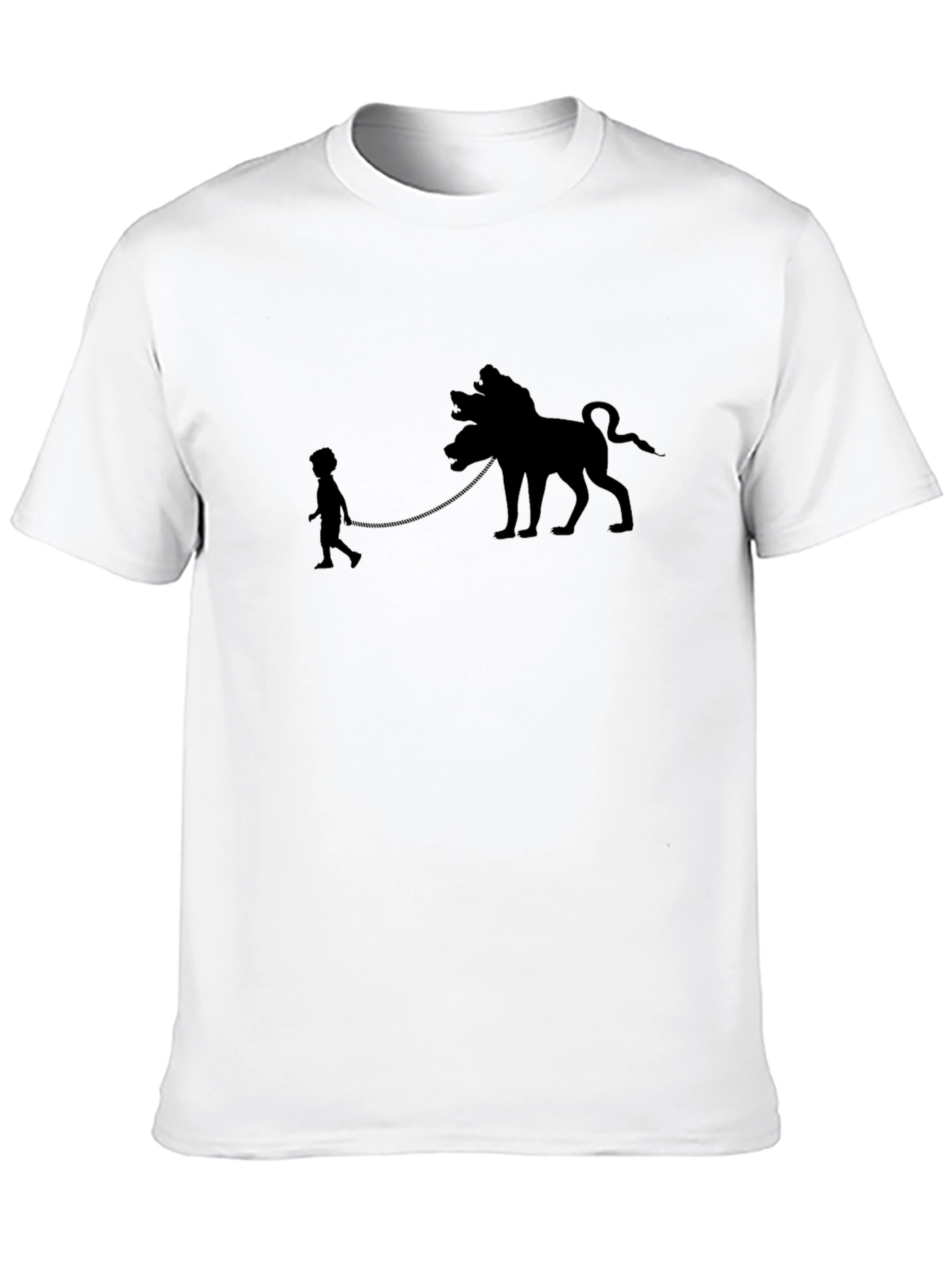 Silhouette Cerberus Graphic Tee - Black