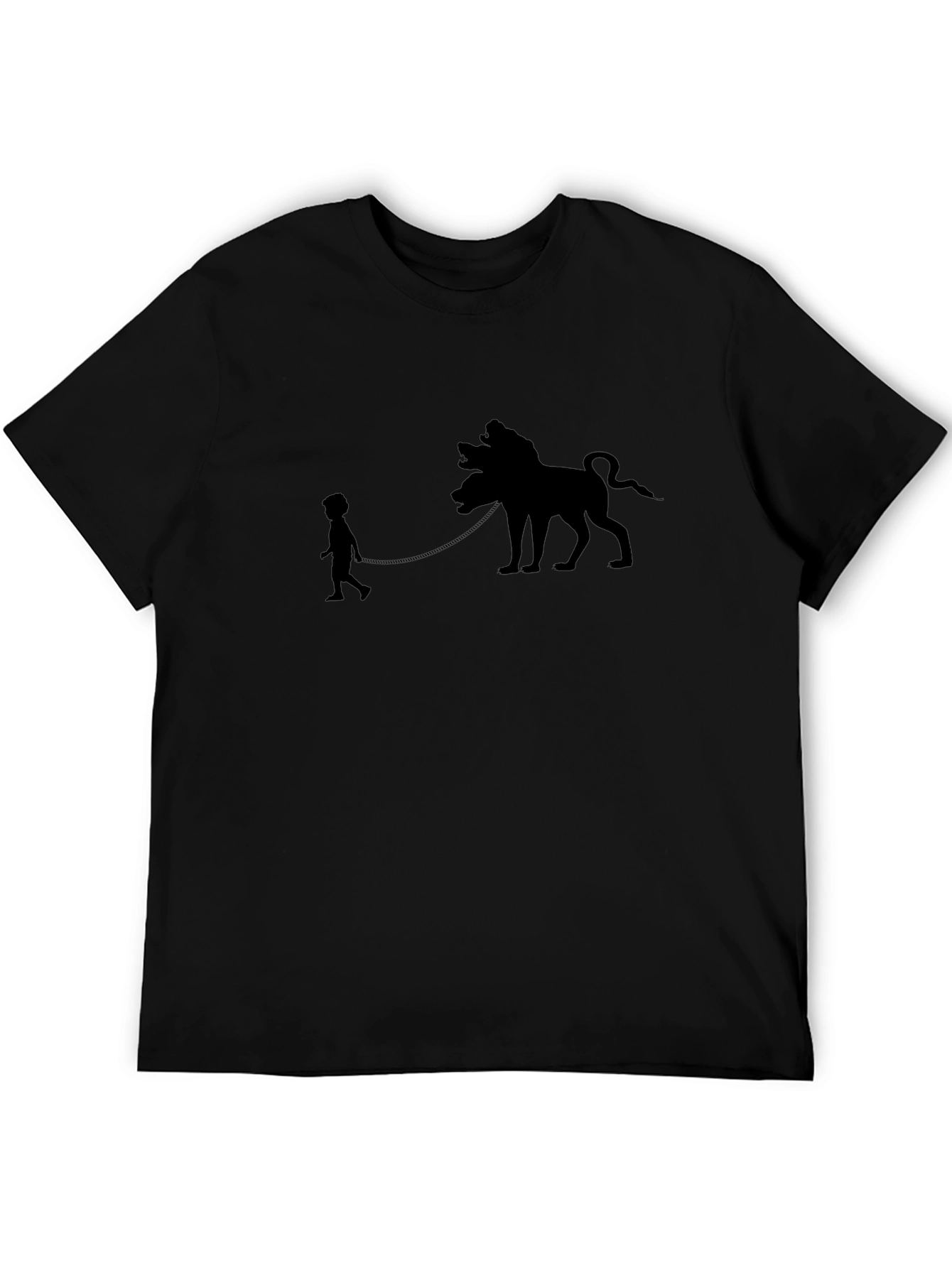 Silhouette Cerberus Graphic Tee - Black