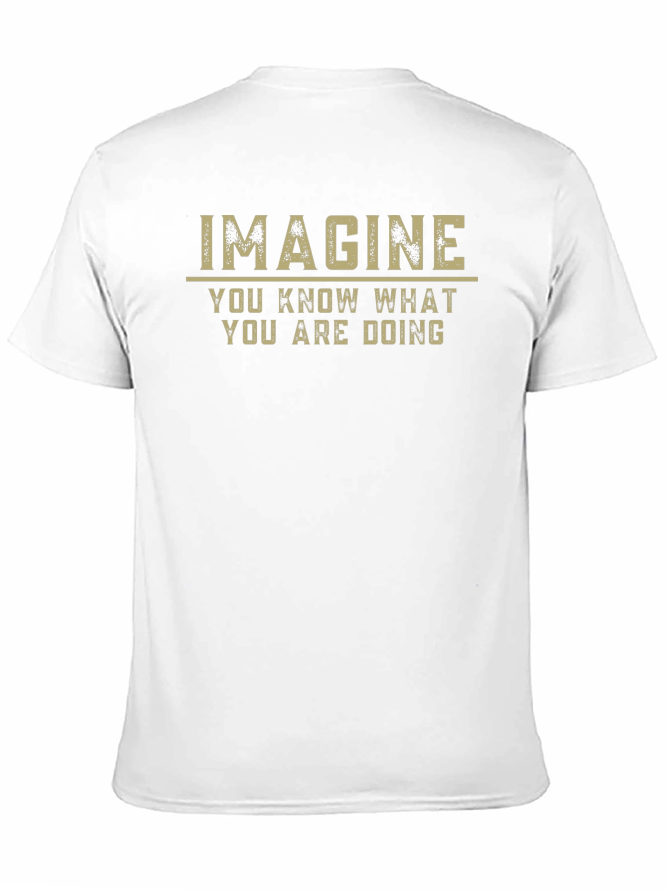 Imagine You Know What You are Doing T-Shirt