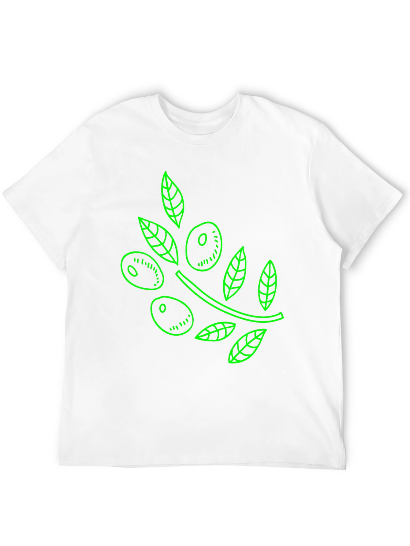 Olive Branch Graphic Tee - Black T-Shirt