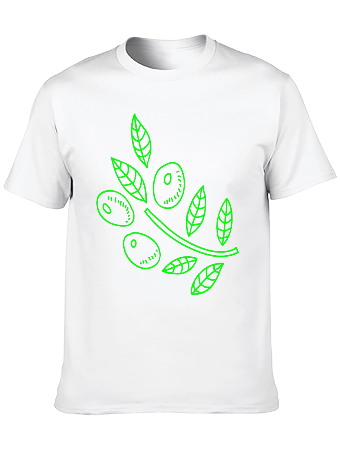 Olive Branch Graphic Tee - Black T-Shirt