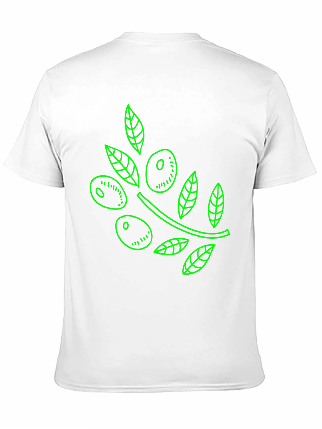 Olive Branch Graphic Tee - Black T-Shirt