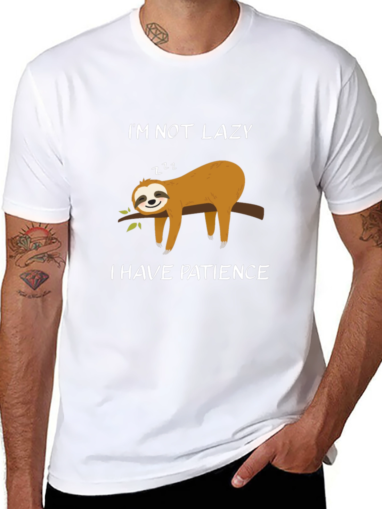 Im Not Lazy I Have Patience Sloth T-Shirt