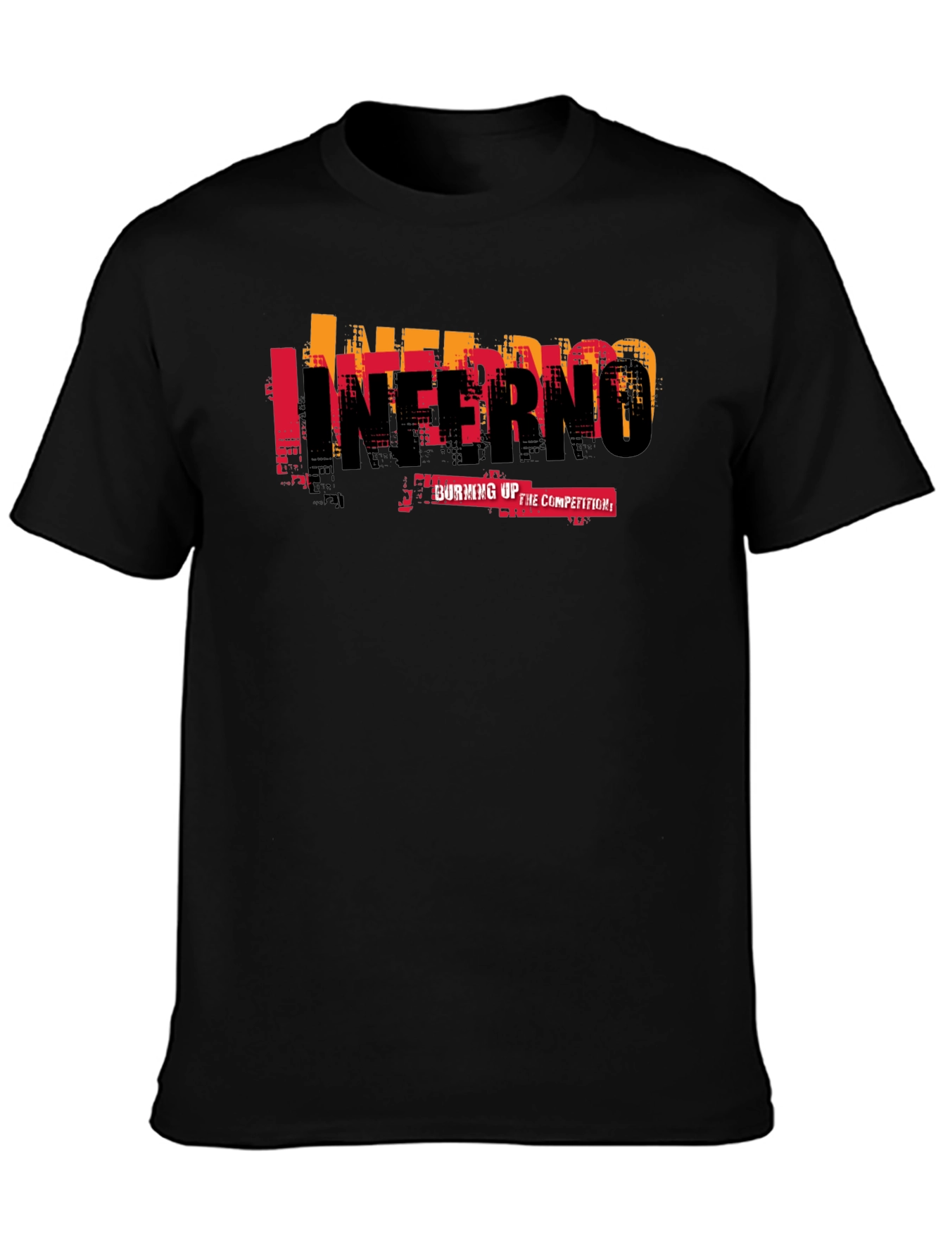 Inferno Burning Up Competition Black T-Shirt