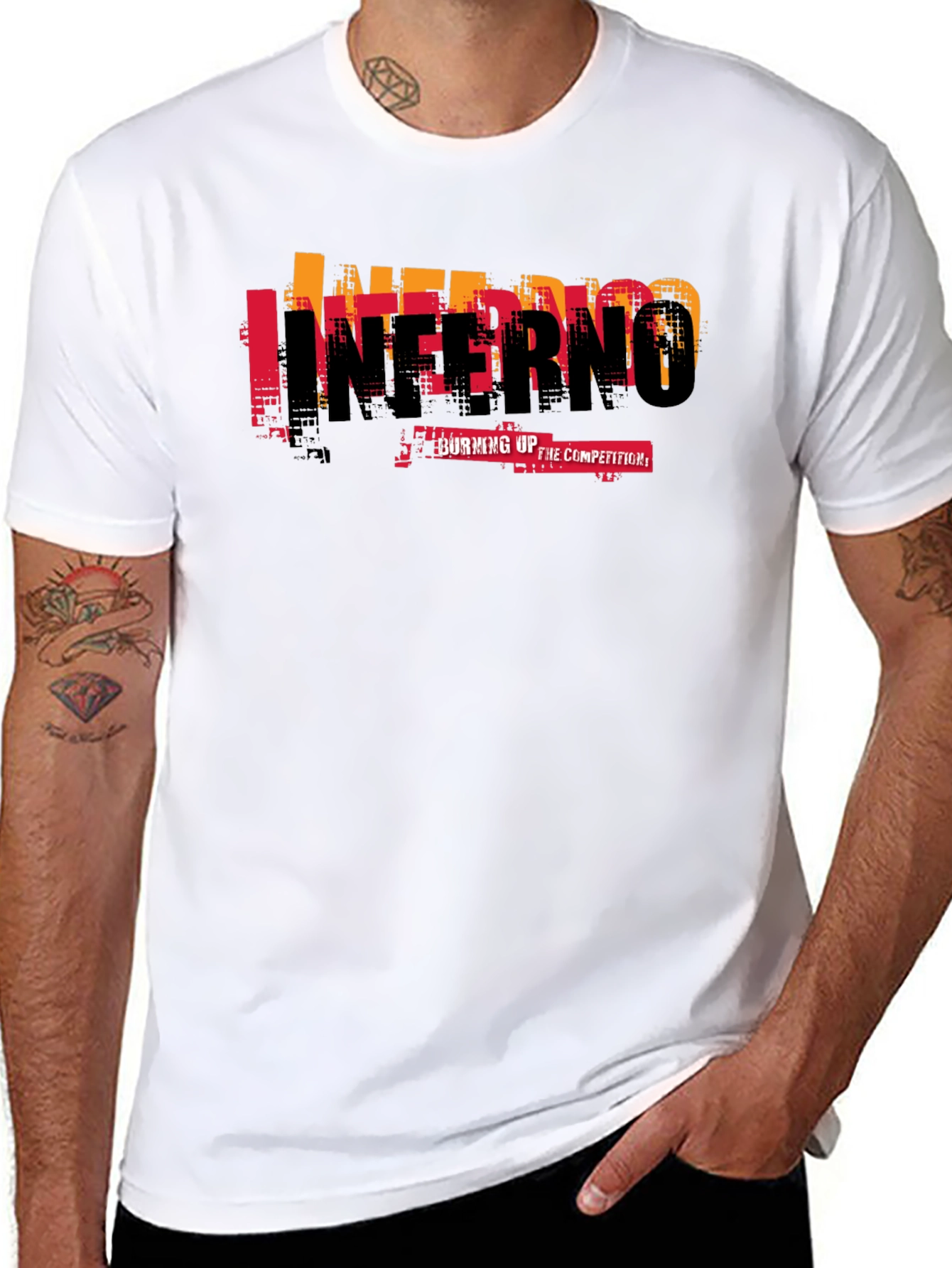 Inferno Burning Up Competition Black T-Shirt