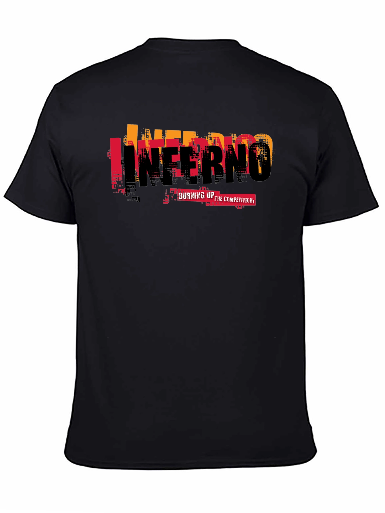 Inferno Burning Up Competition Black T-Shirt