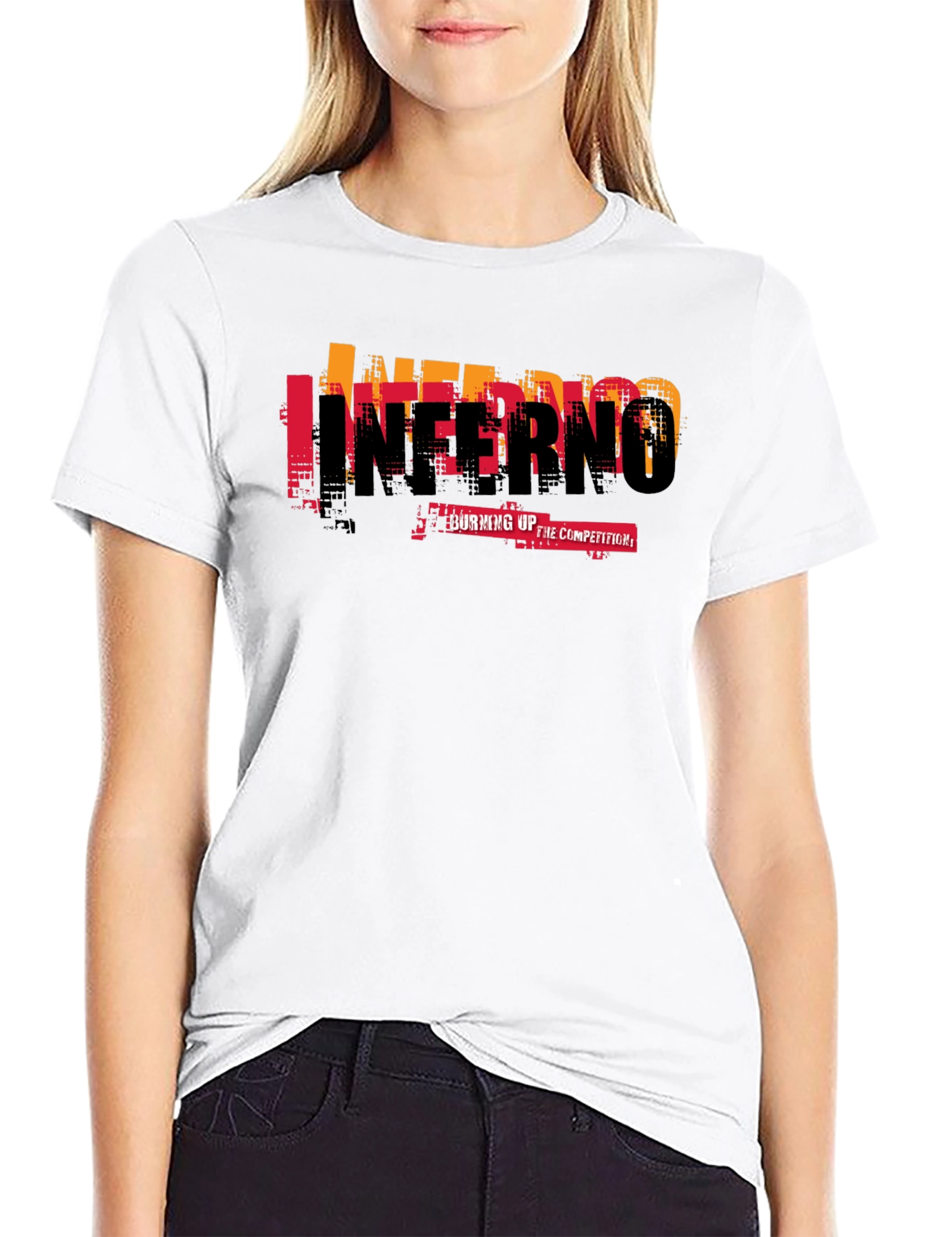 Inferno Burning Up Competition Black T-Shirt