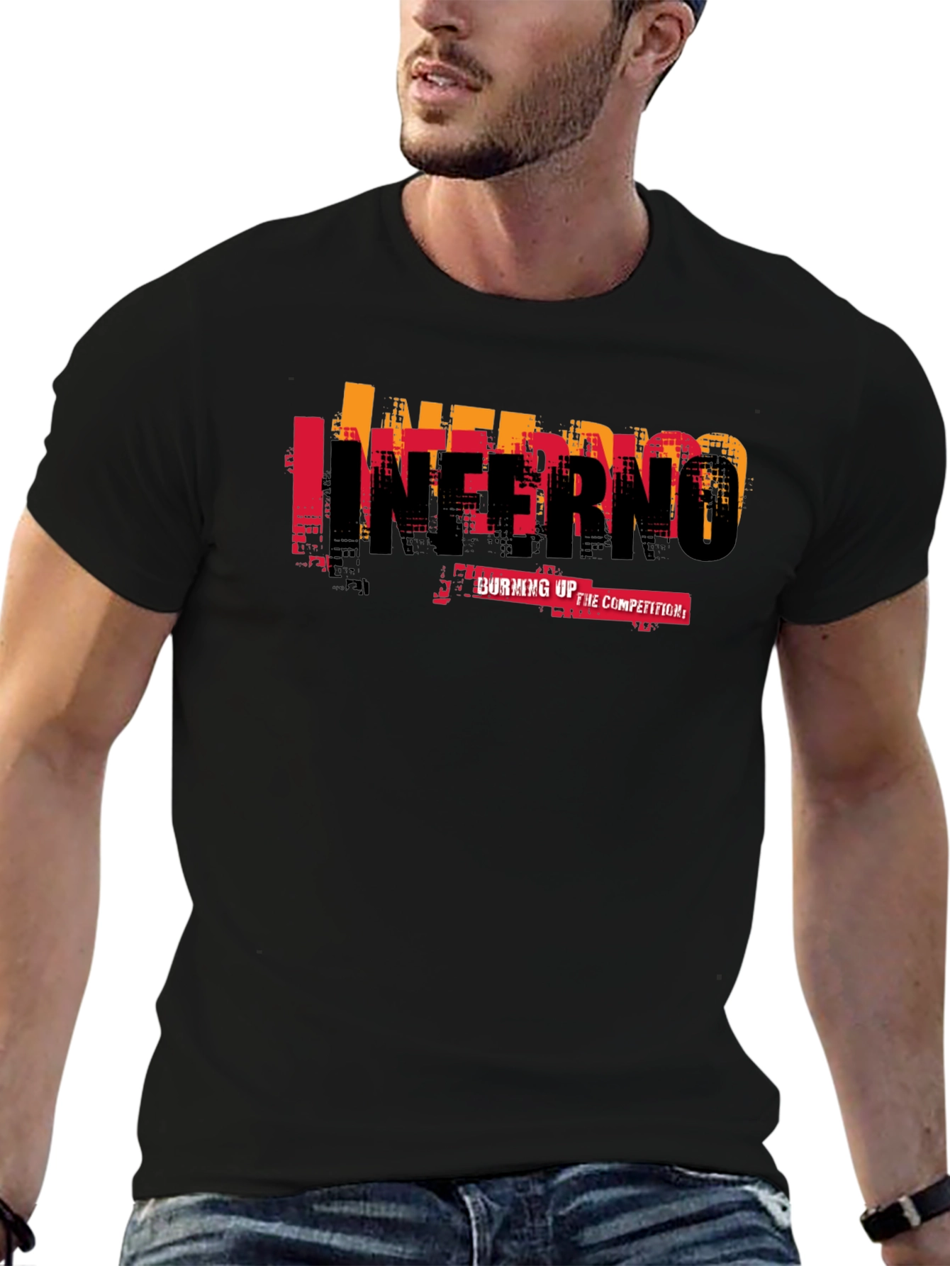 Inferno Burning Up Competition Black T-Shirt