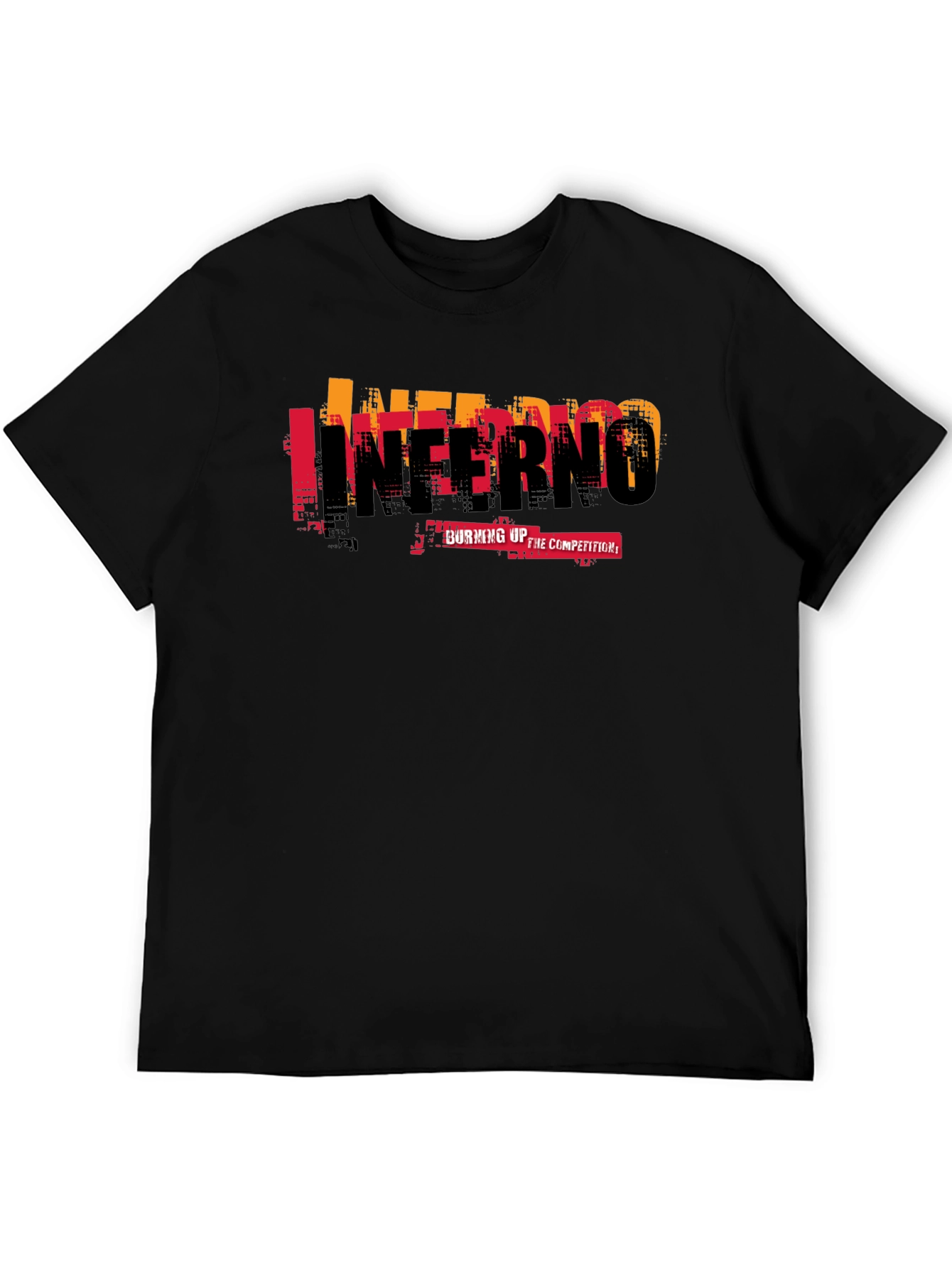 Inferno Burning Up Competition Black T-Shirt