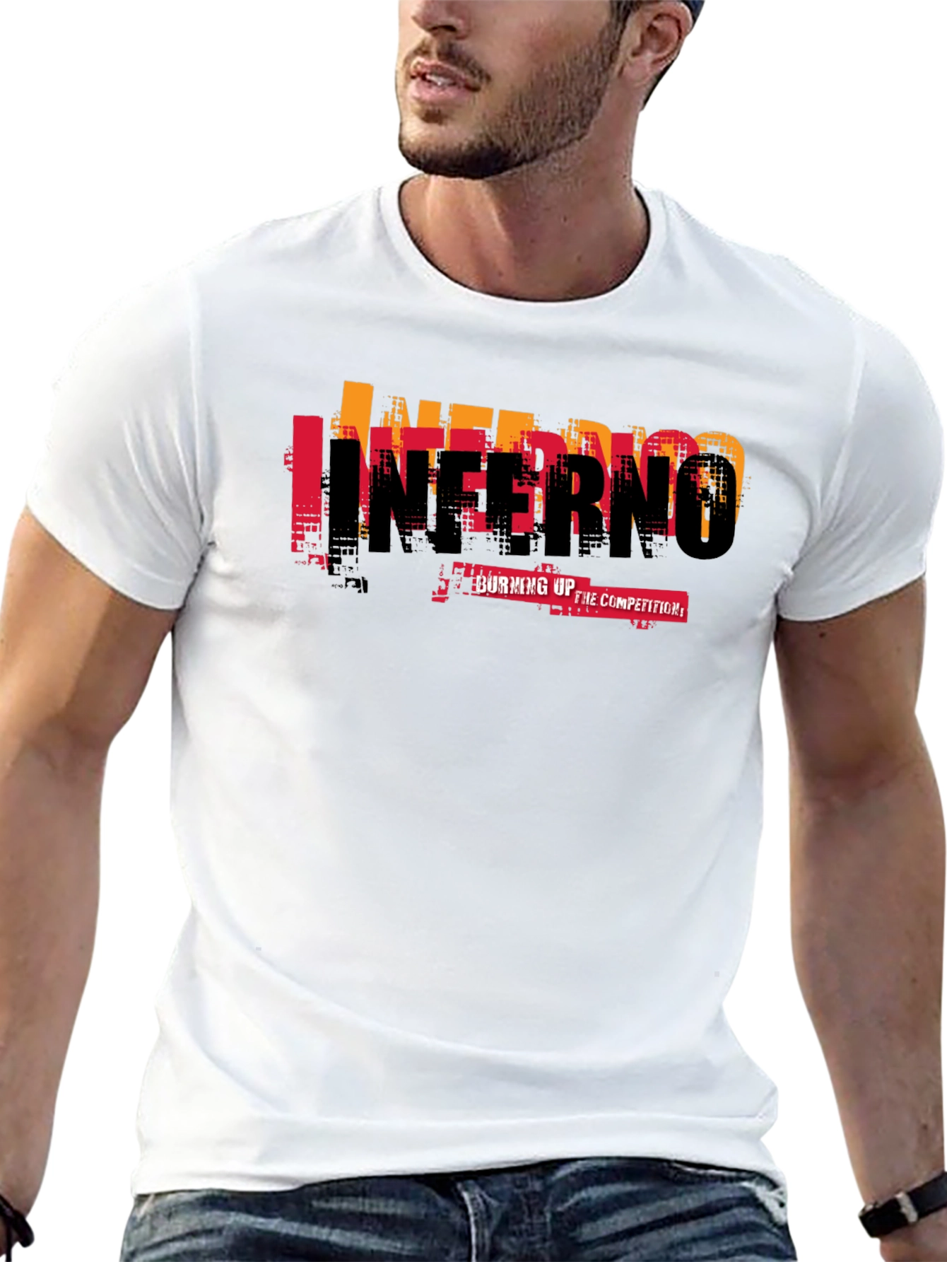Inferno Burning Up Competition Black T-Shirt