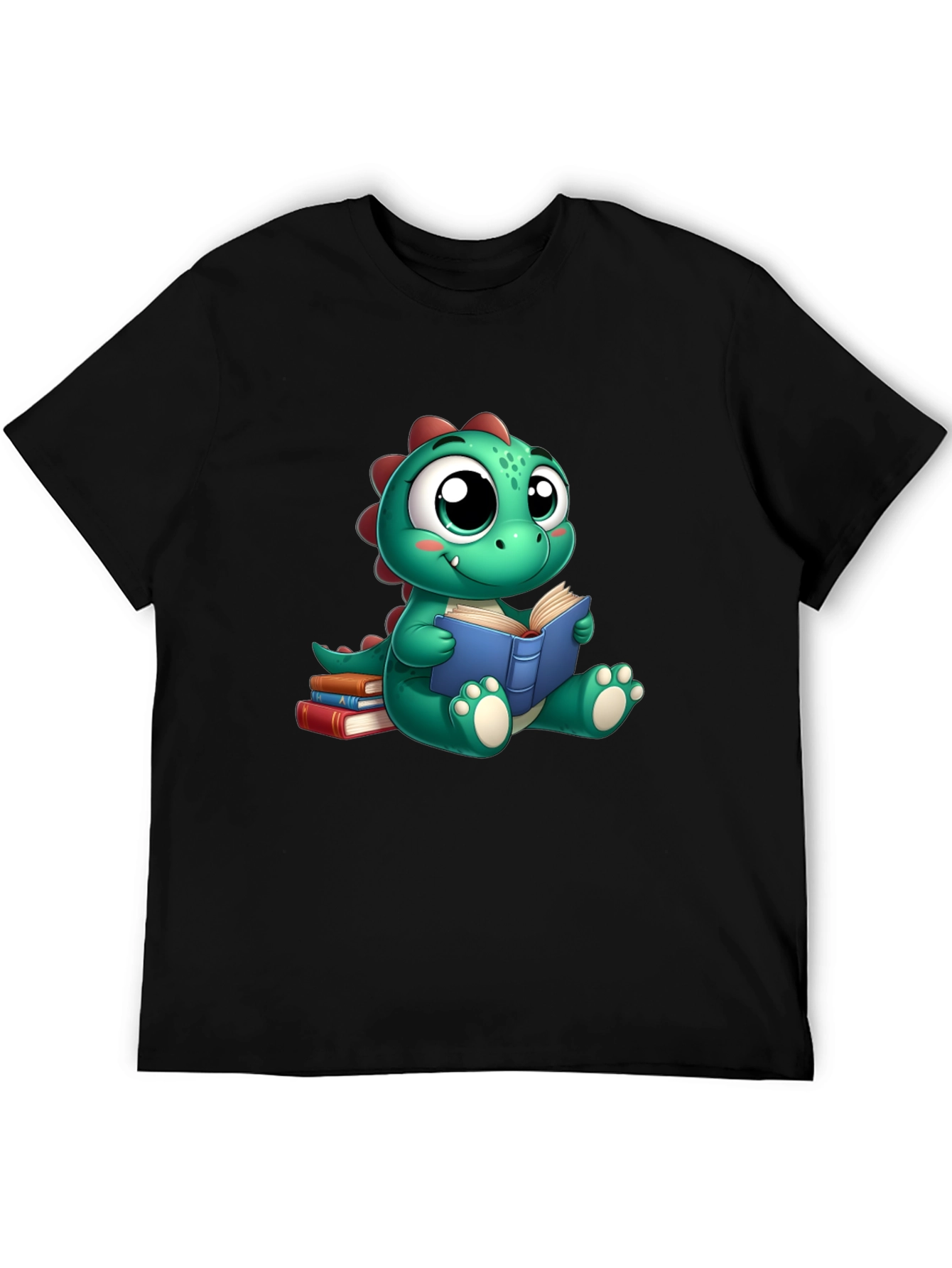 Cute Dino Reading Book T-Shirt