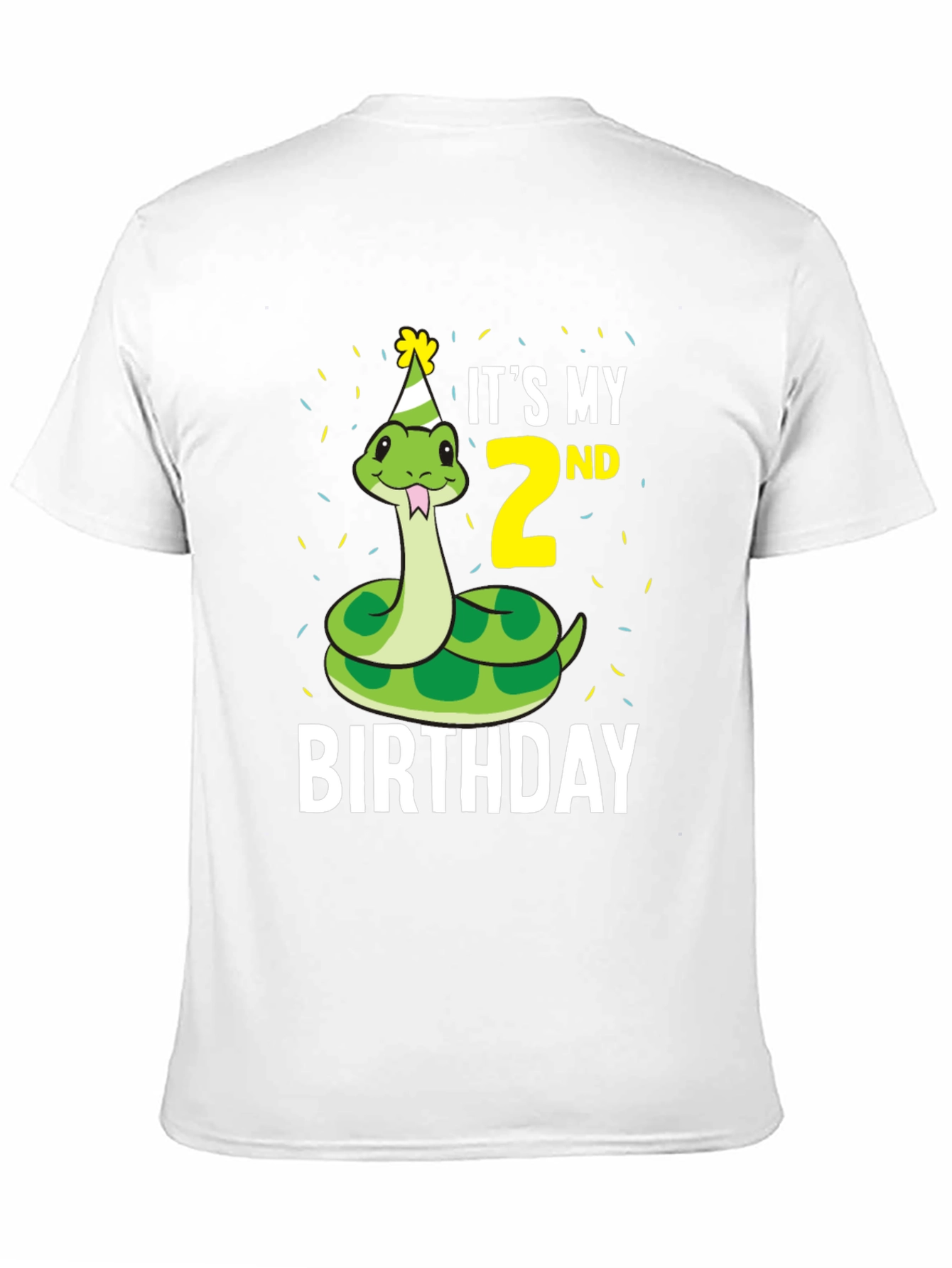 Its My 2nd Birthday Snake T-Shirt