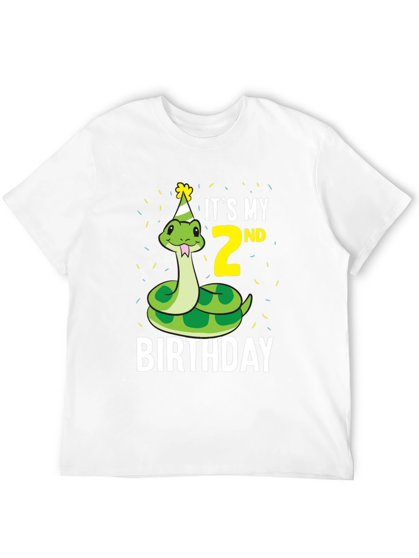 Its My 2nd Birthday Snake T-Shirt