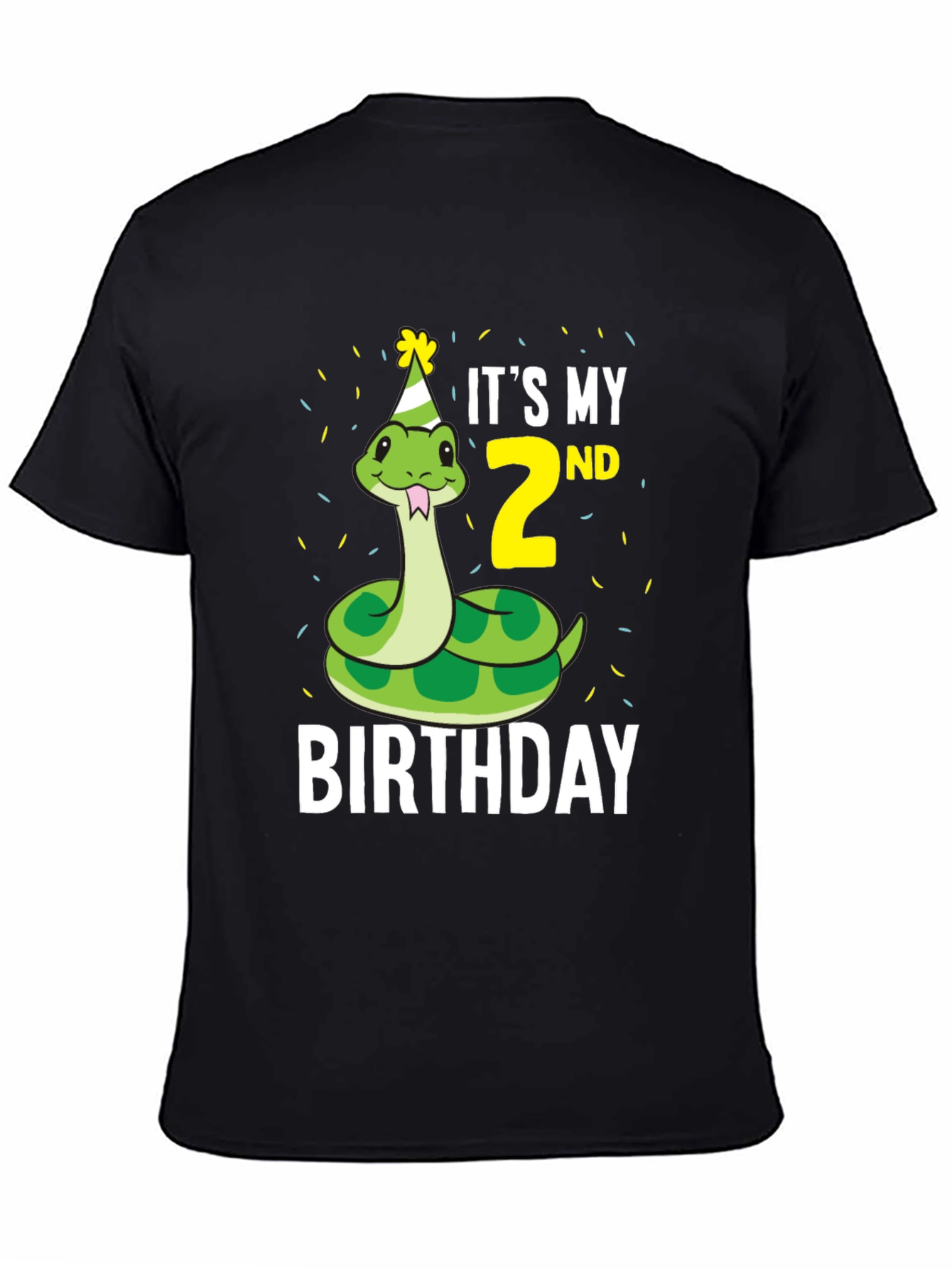 Its My 2nd Birthday Snake T-Shirt