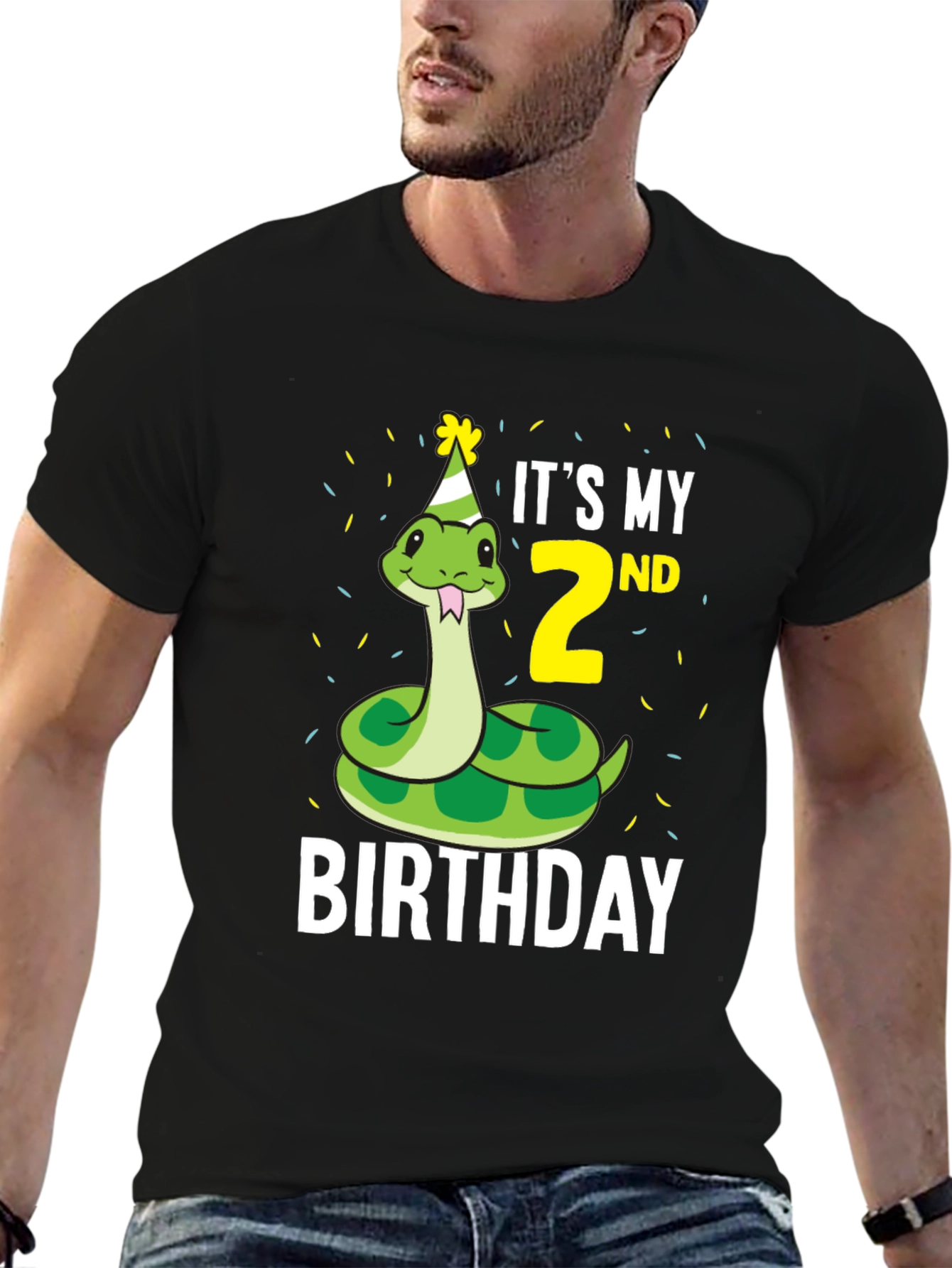 Its My 2nd Birthday Snake T-Shirt