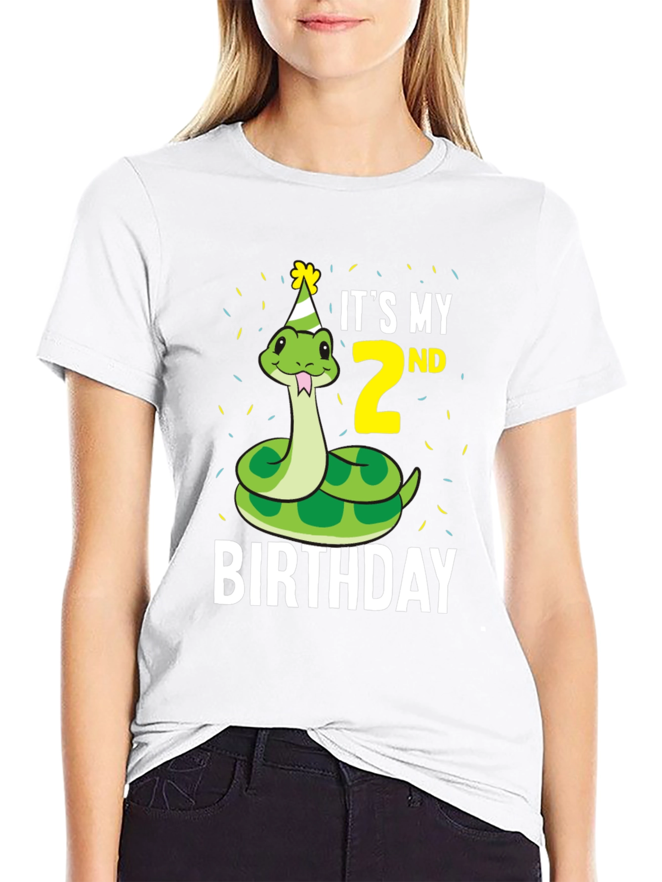 Its My 2nd Birthday Snake T-Shirt