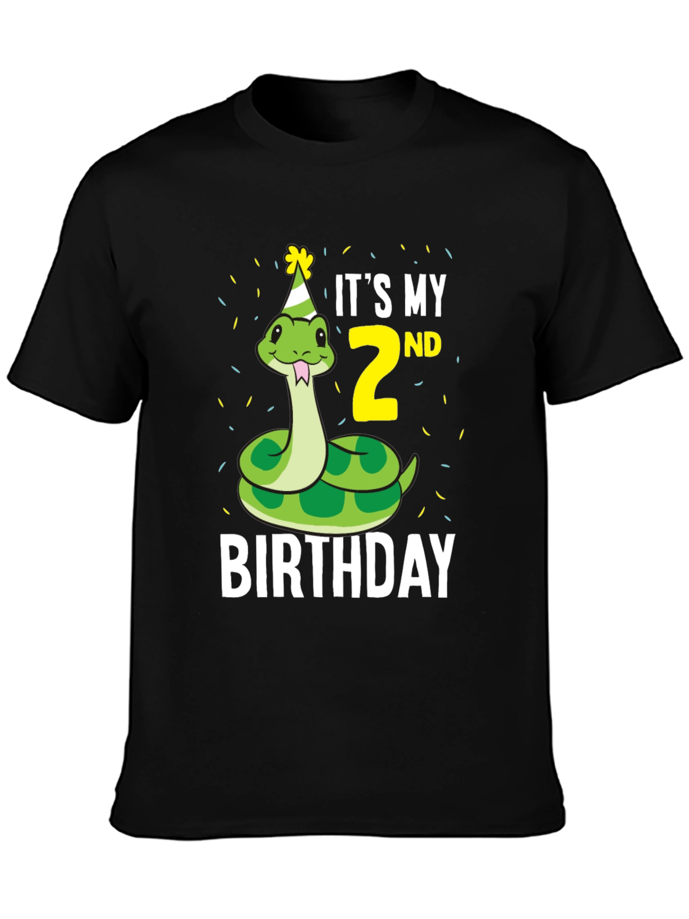 Its My 2nd Birthday Snake T-Shirt