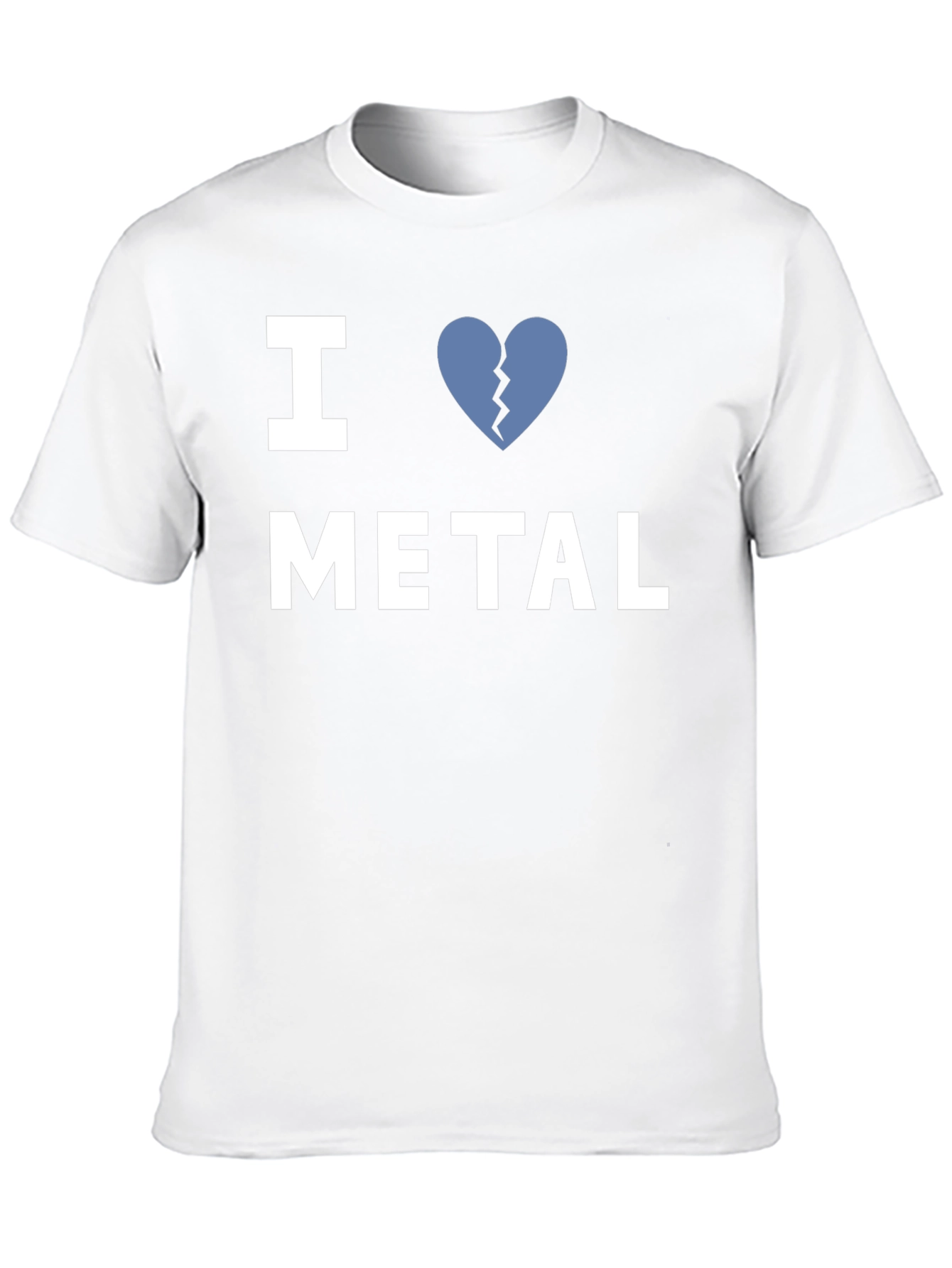 I Heart Broken Metal Graphic Tee - Black