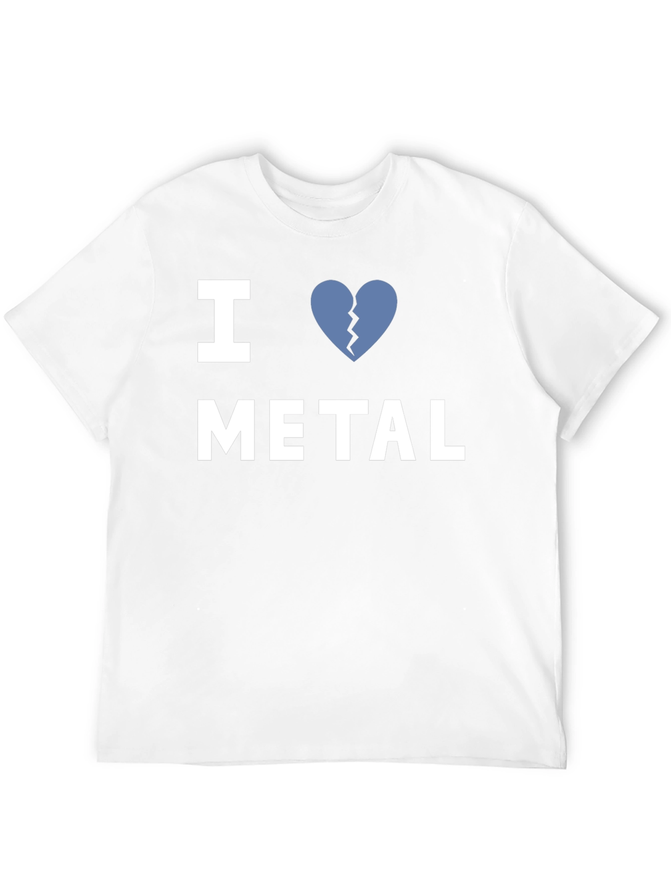 I Heart Broken Metal Graphic Tee - Black