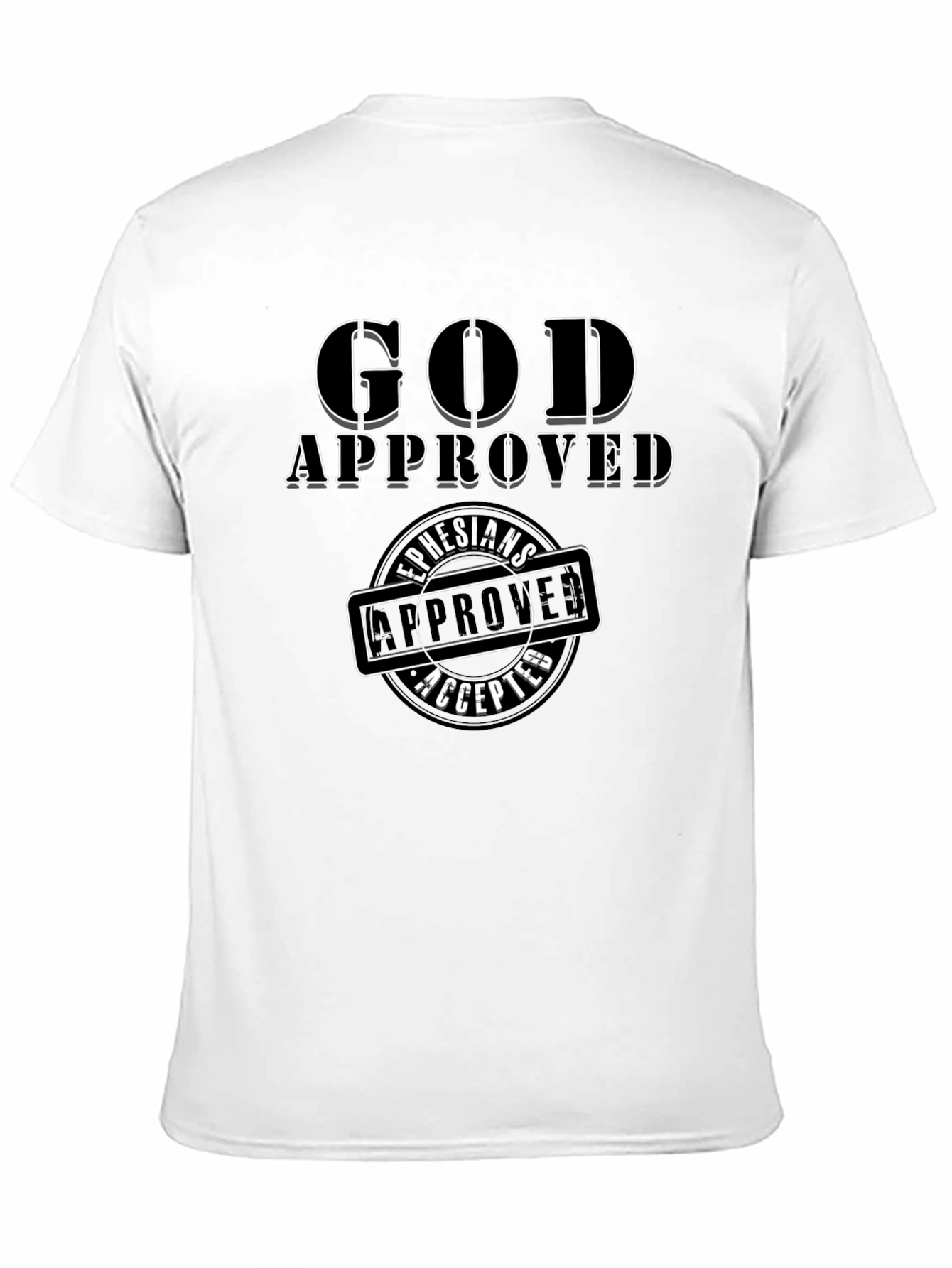 God Approved Christian T-Shirt Black