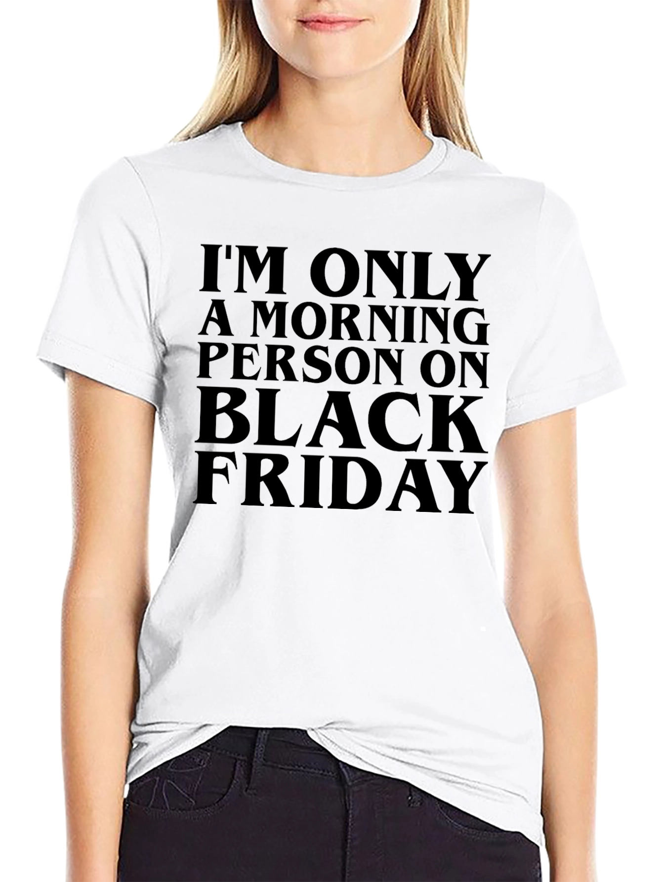 Black Friday Morning Person Graphic Tee