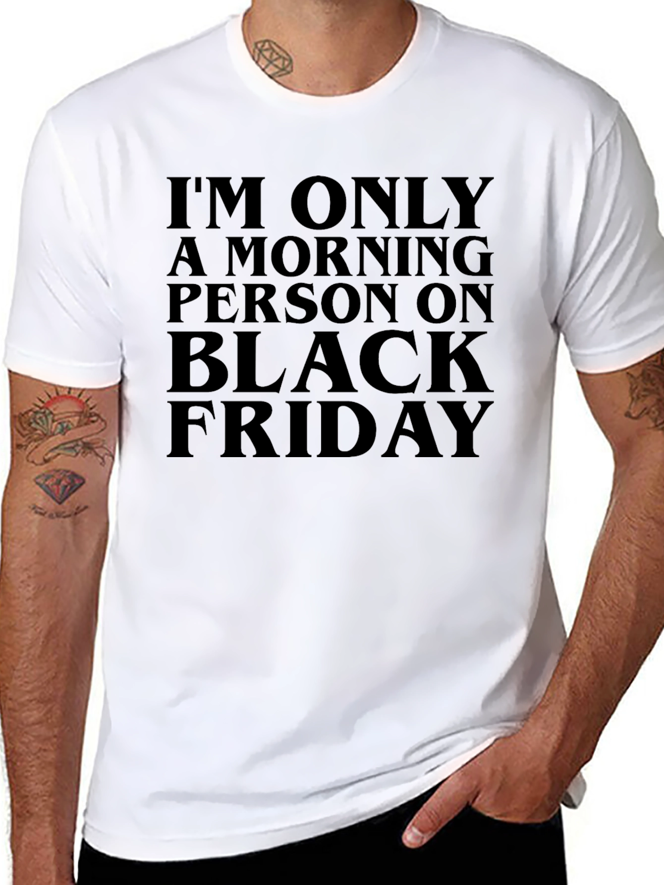 Black Friday Morning Person Graphic Tee