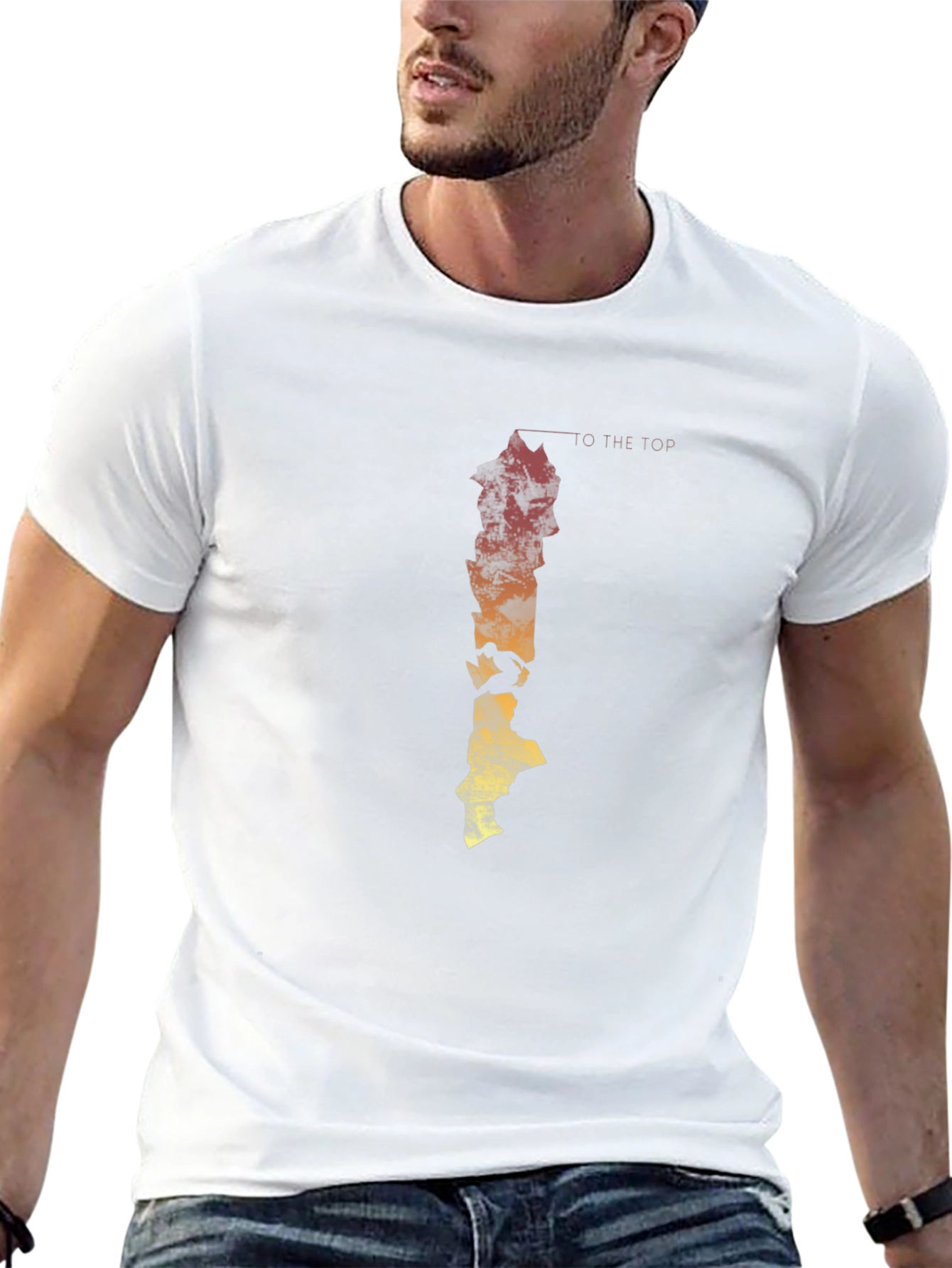To The Top Graphic Tee - Black