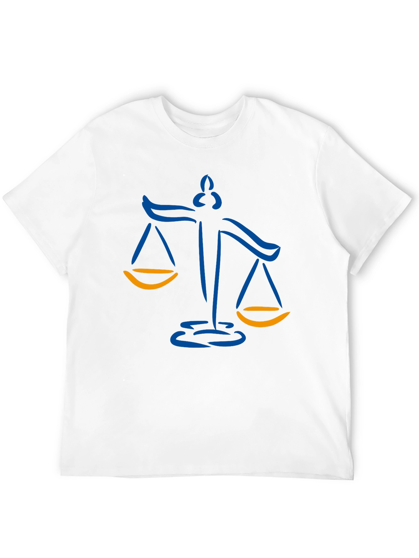 Scales of Justice Graphic Tee - Black