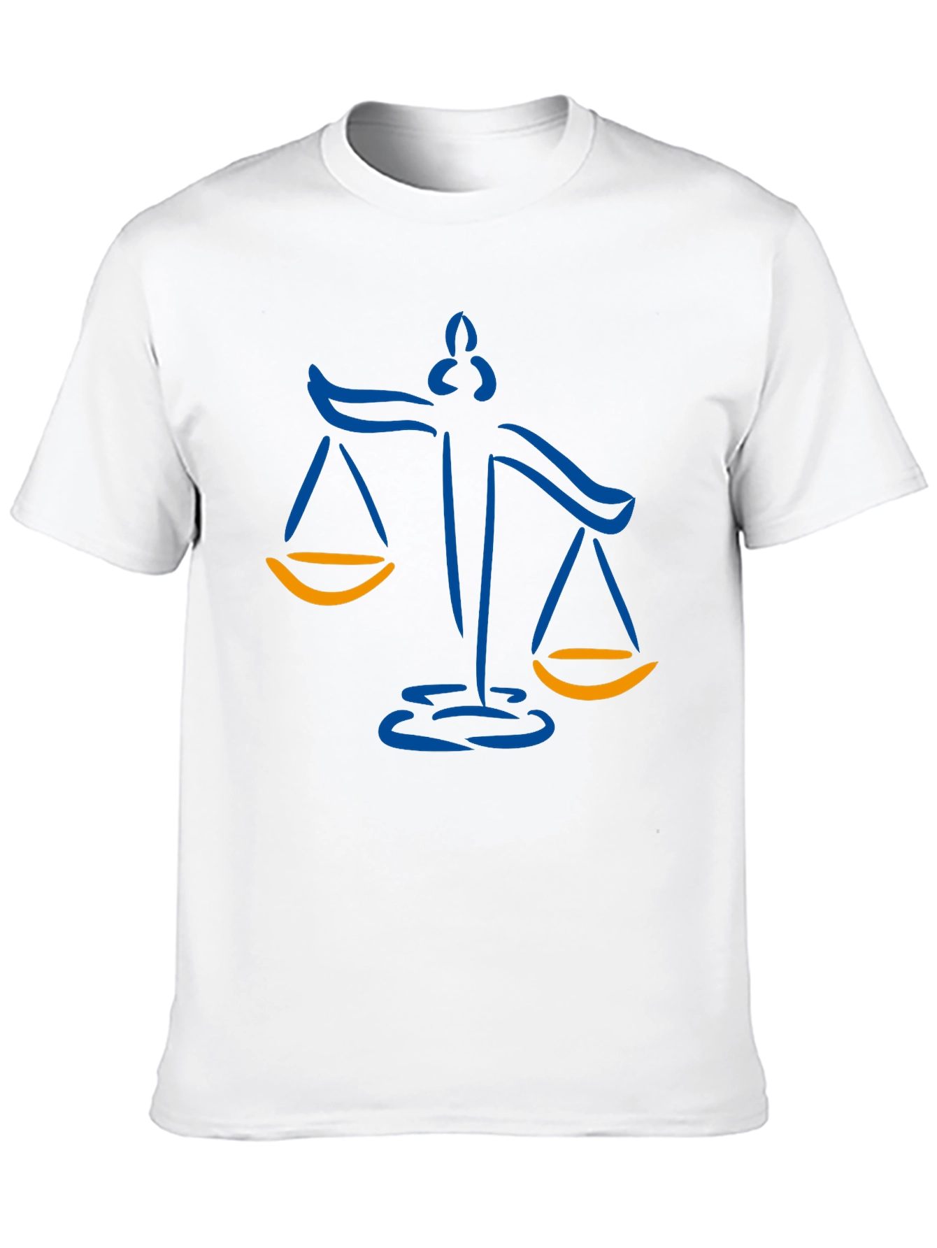 Scales of Justice Graphic Tee - Black