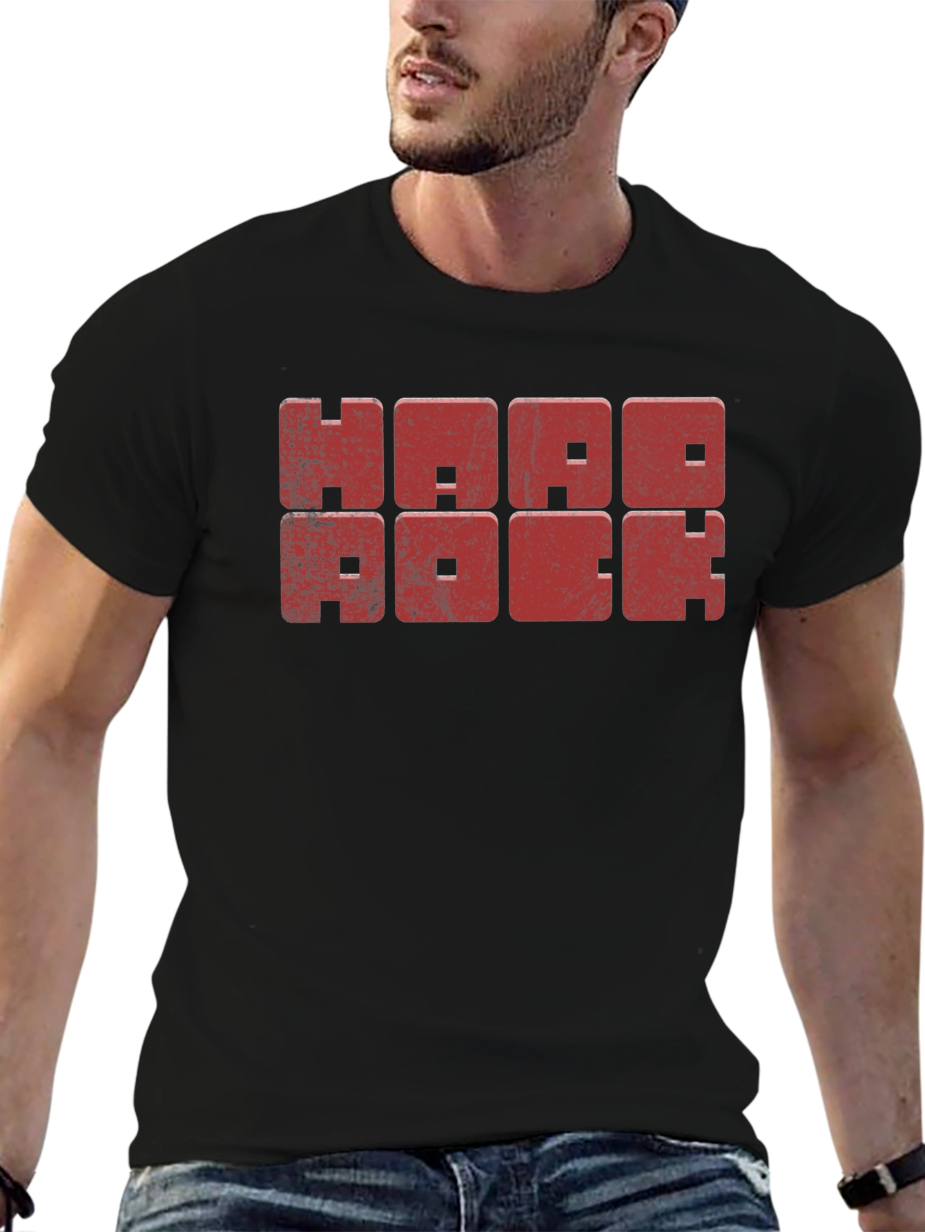Hard Rock Graphic Tee - Retro Style