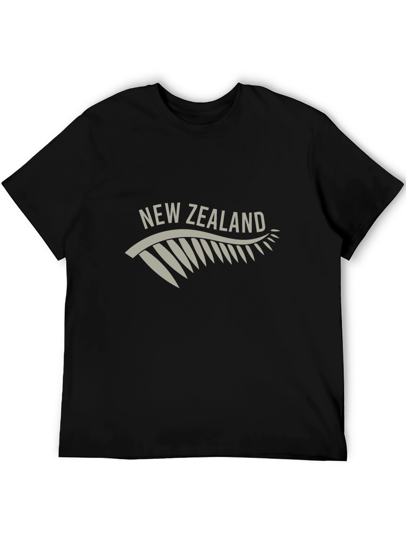 New Zealand Fern Graphic Tee - Black