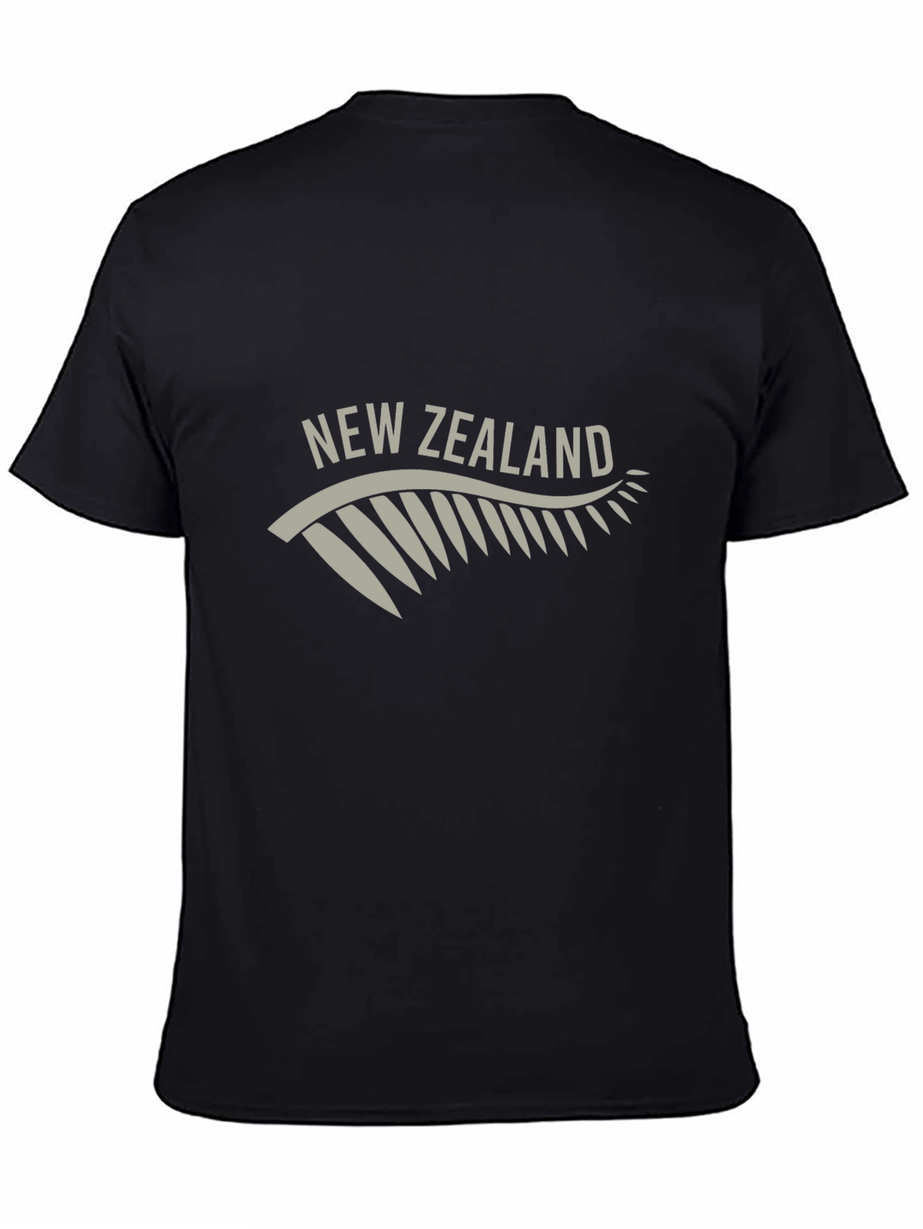 New Zealand Fern Graphic Tee - Black