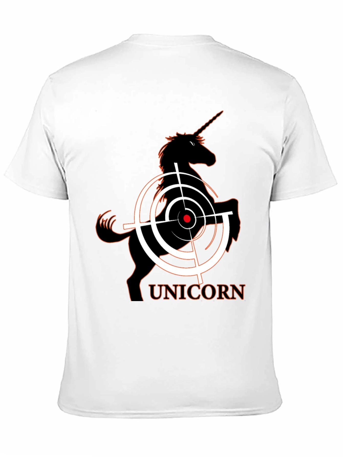 Unicorn Target T-Shirt - Black