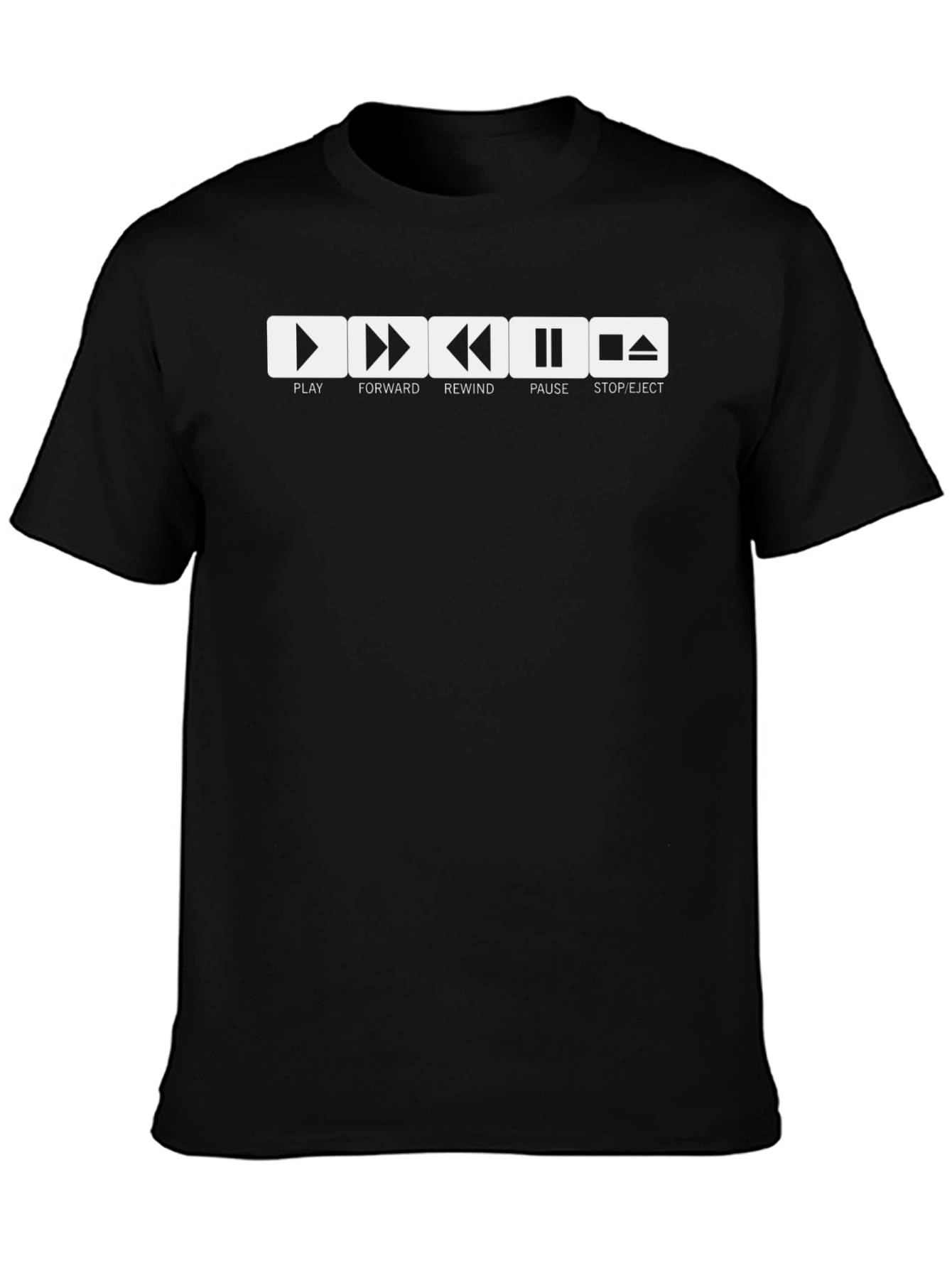 Retro Media Player Graphic Tee