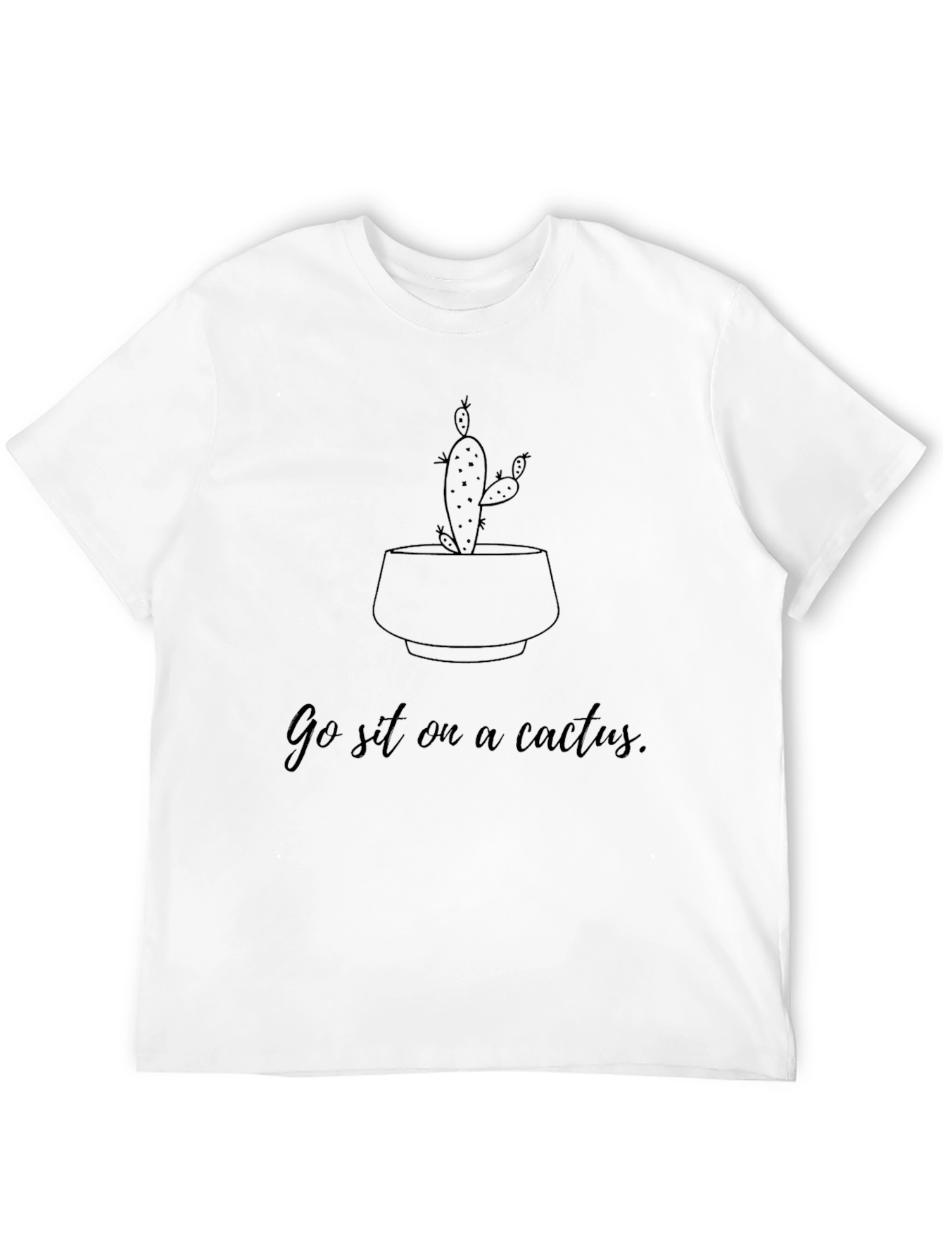 Go Sit on a Cactus Graphic Tee