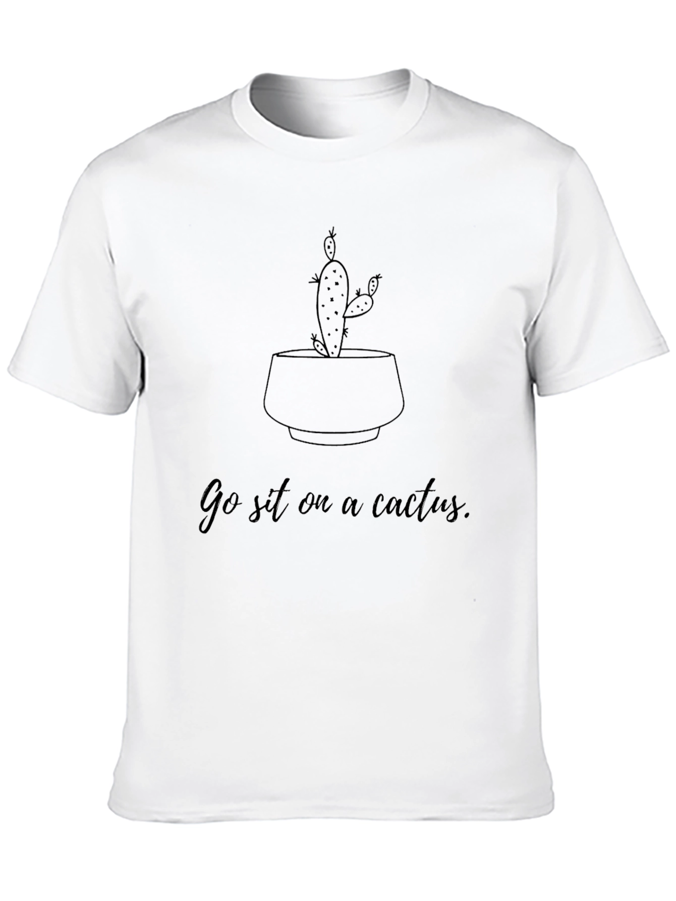 Go Sit on a Cactus Graphic Tee