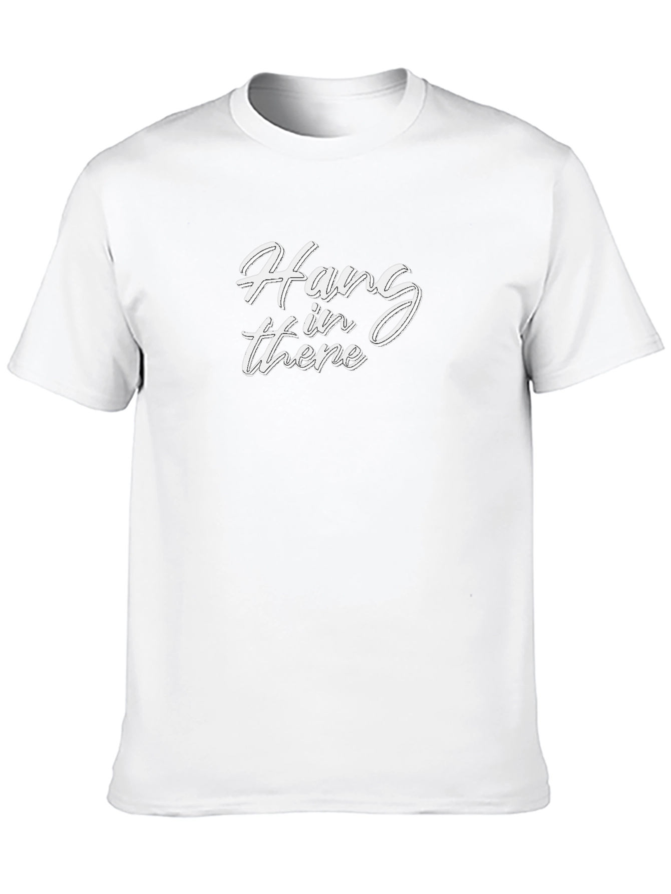 Hang In There Graphic Tee - Black