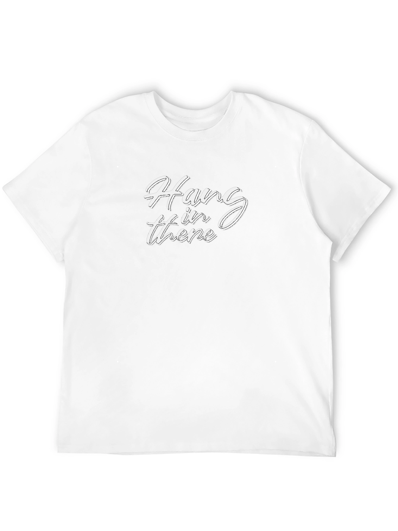 Hang In There Graphic Tee - Black