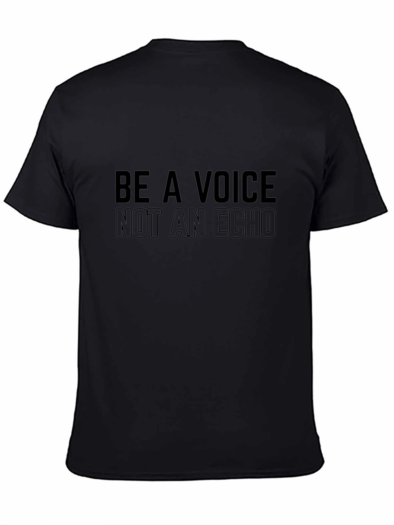 Voice Not Echo Graphic Tee - Express Yourself