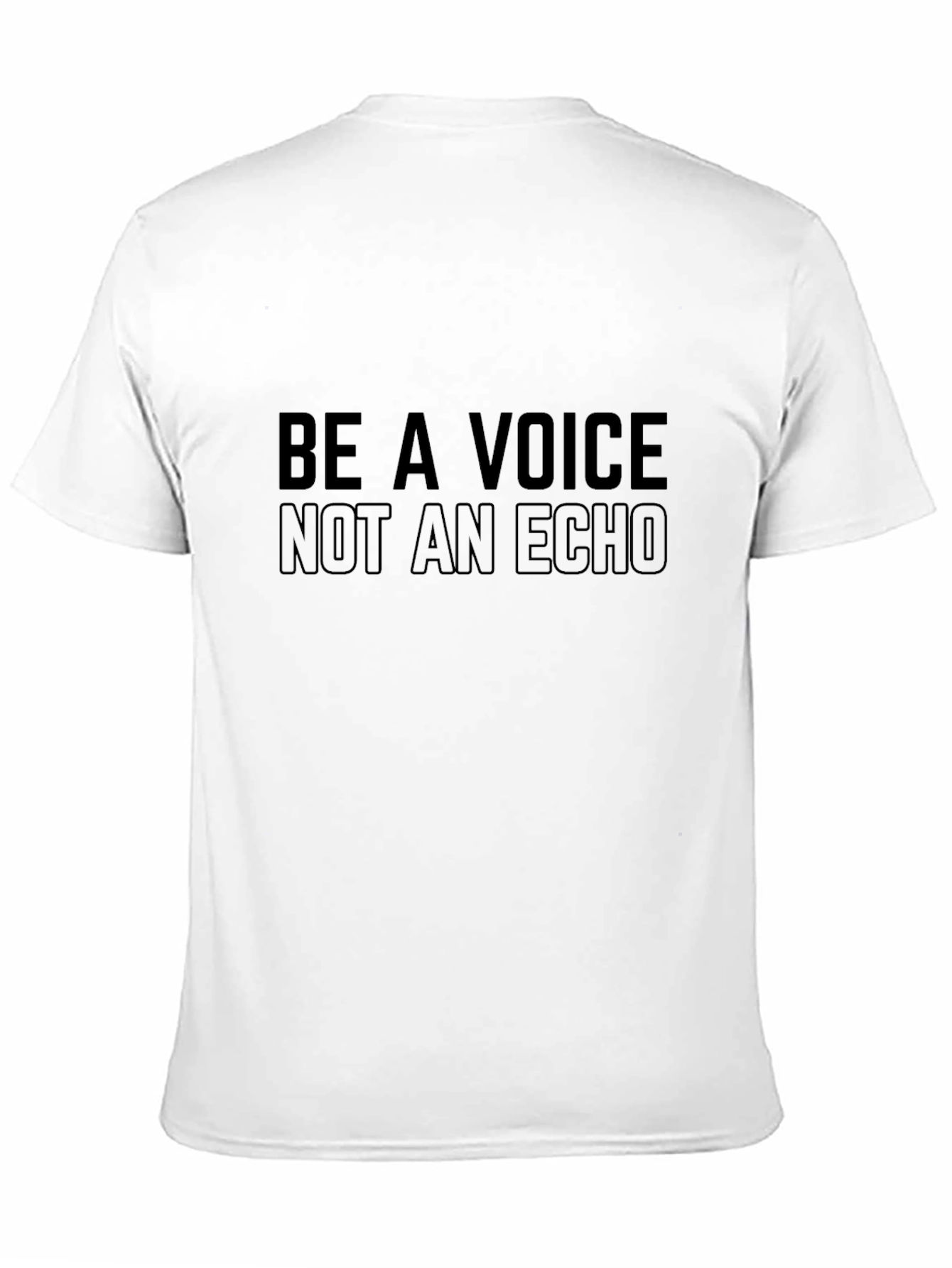 Voice Not Echo Graphic Tee - Express Yourself