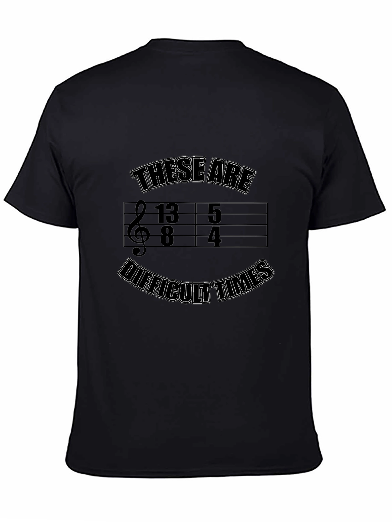Difficult Times Music Shirt - Quirky Graphic Tee