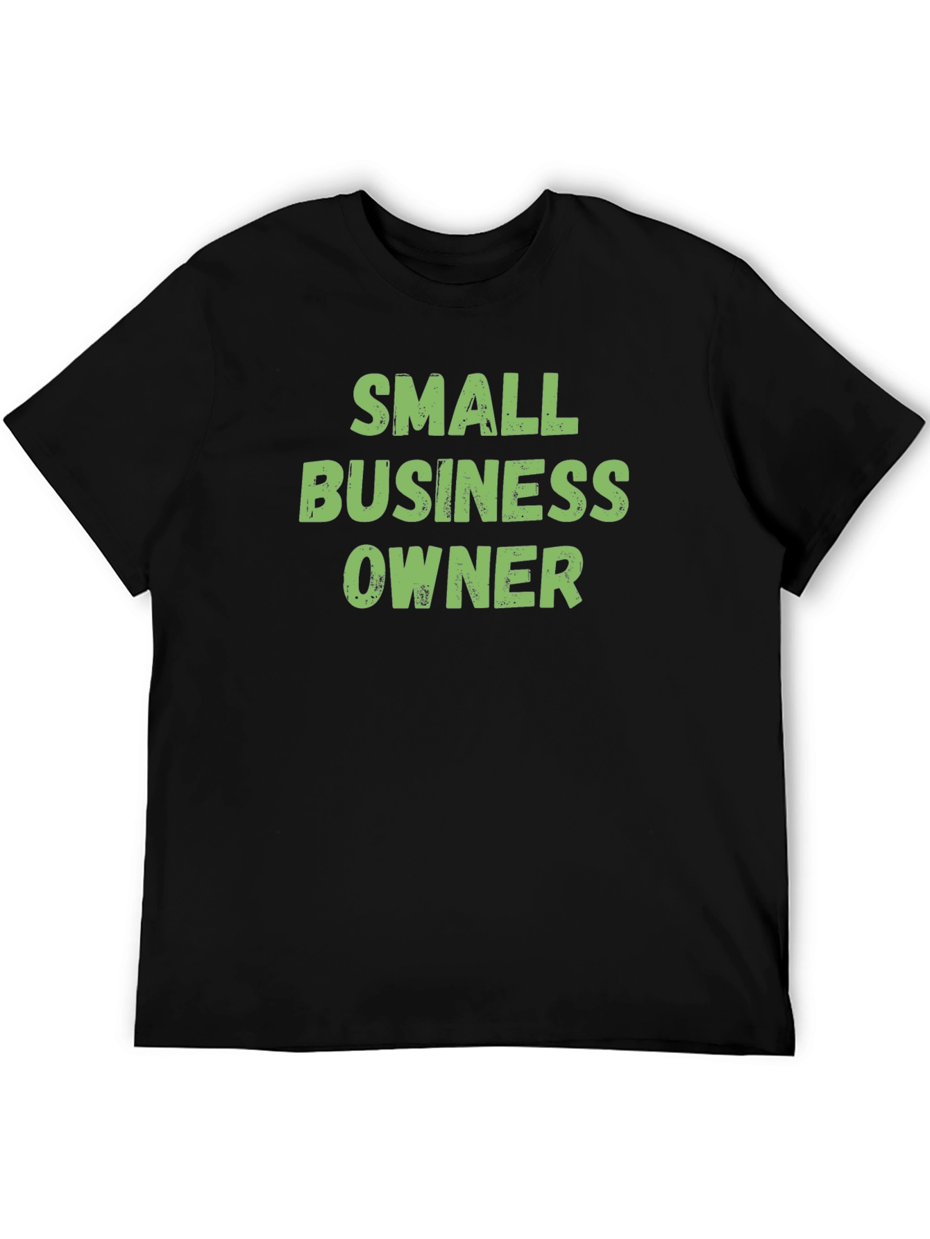 Small Business Owner Tee - Black Cotton T-Shirt