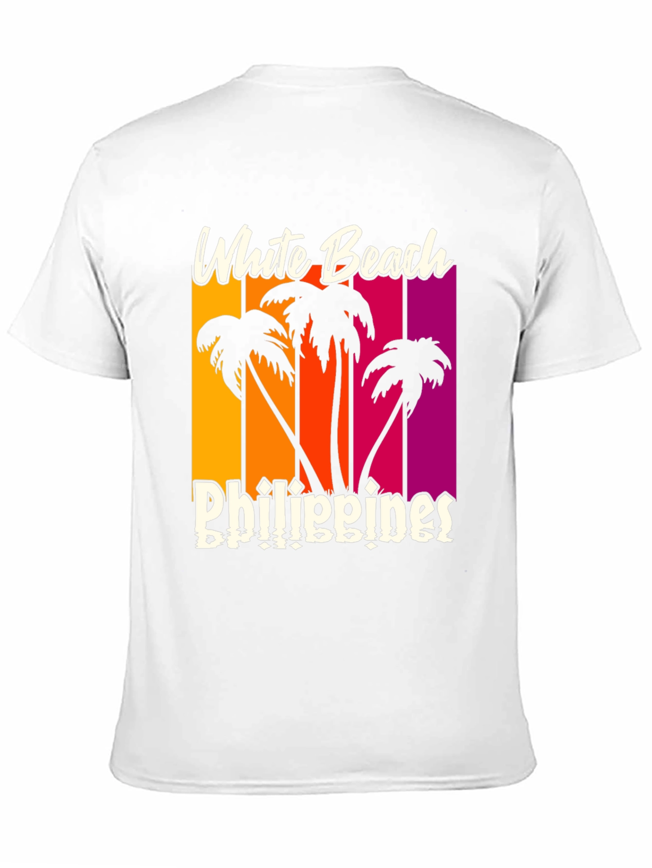White Beach Philippines Graphic T-Shirt