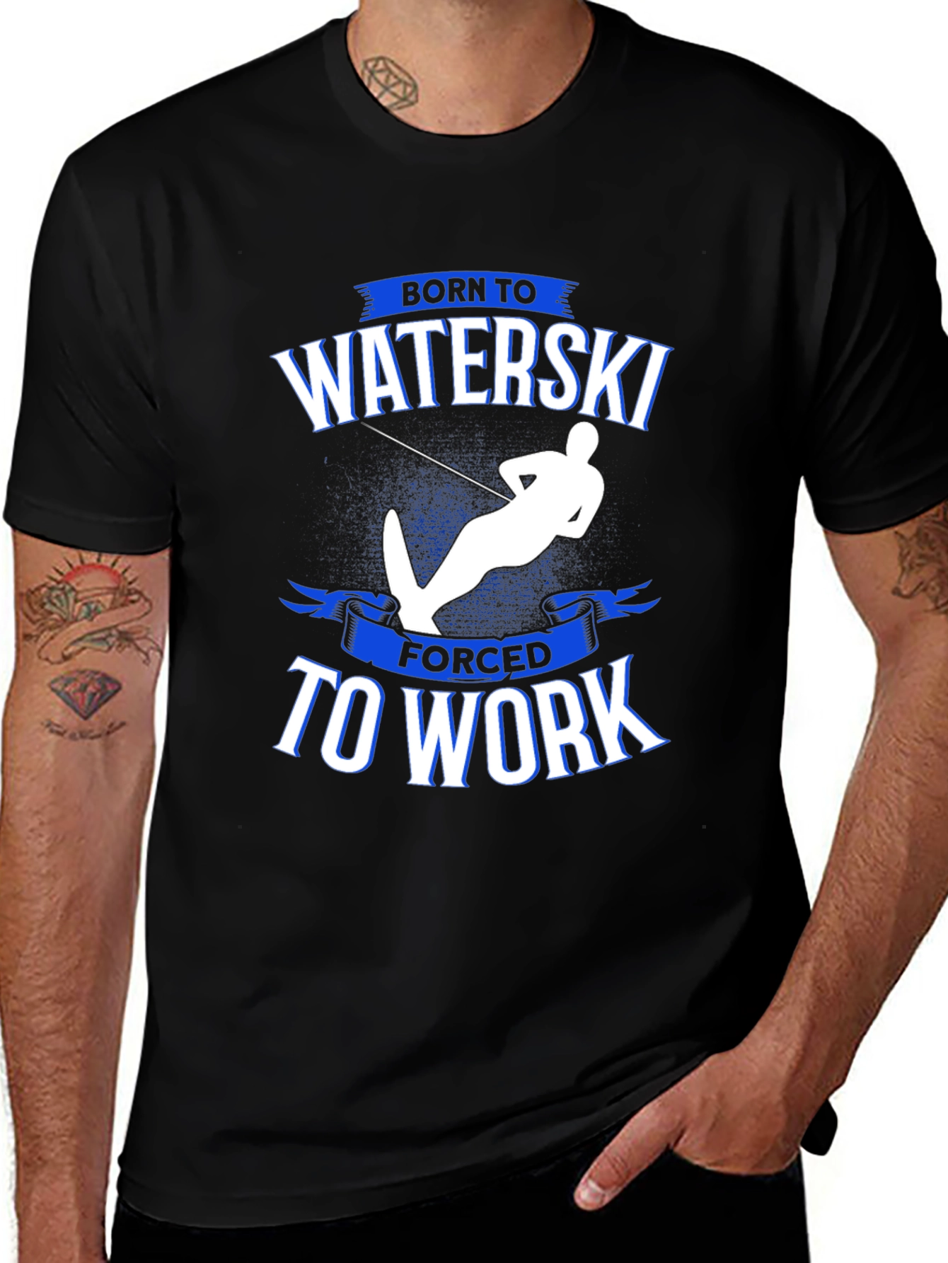 Born to Waterski T-Shirt - Funny Hobby Tee