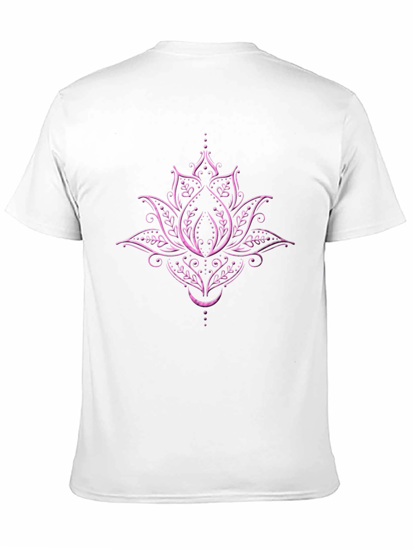 Lotus Blossom Graphic Tee - Black