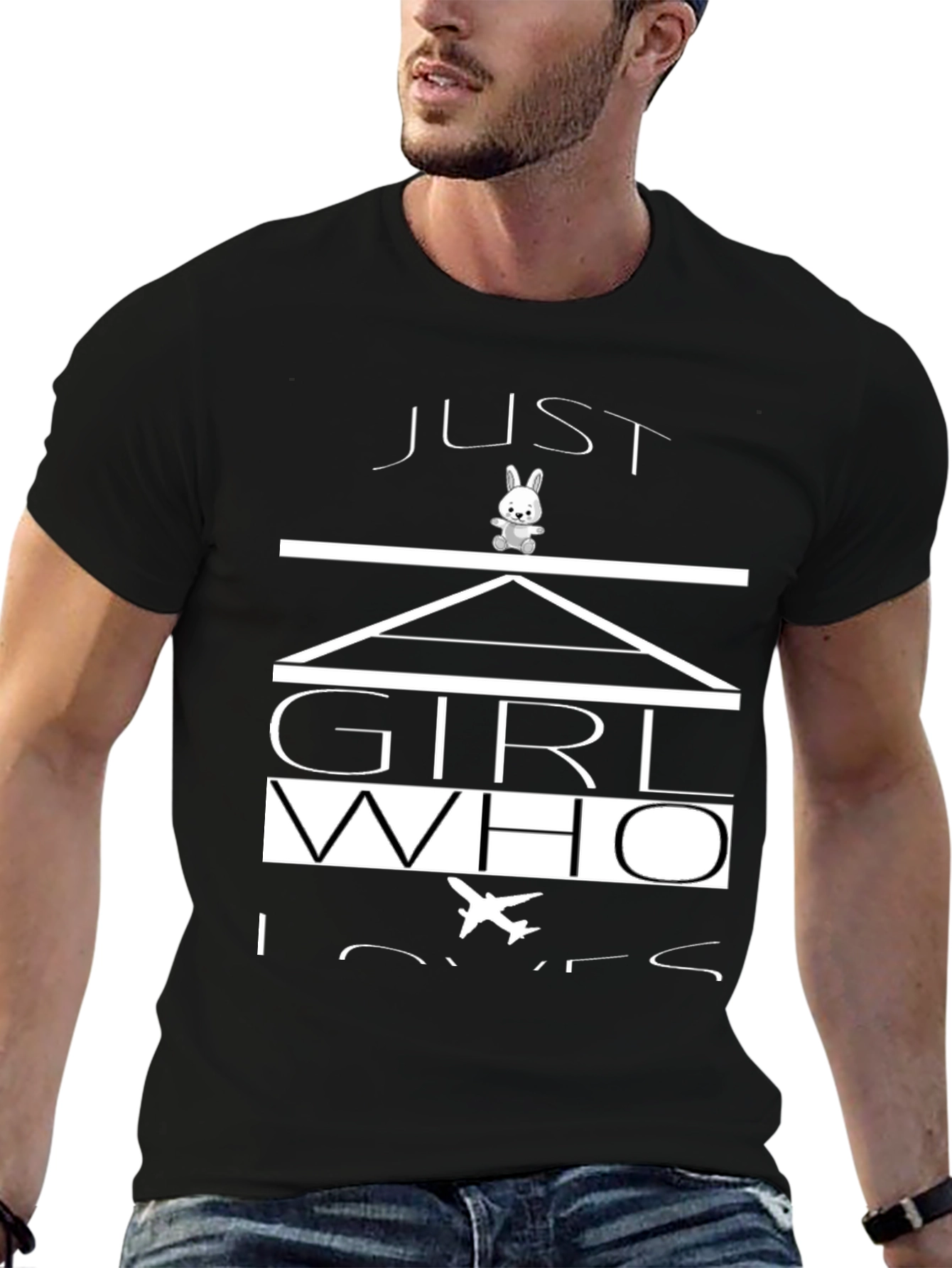 Just a Girl Who Loves Planes T-Shirt