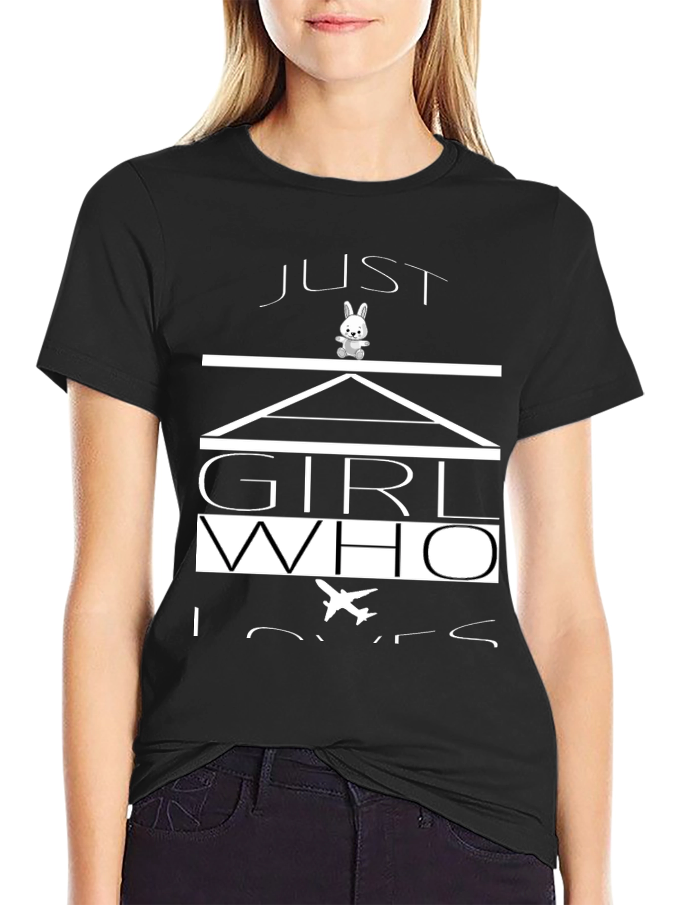 Just a Girl Who Loves Planes T-Shirt