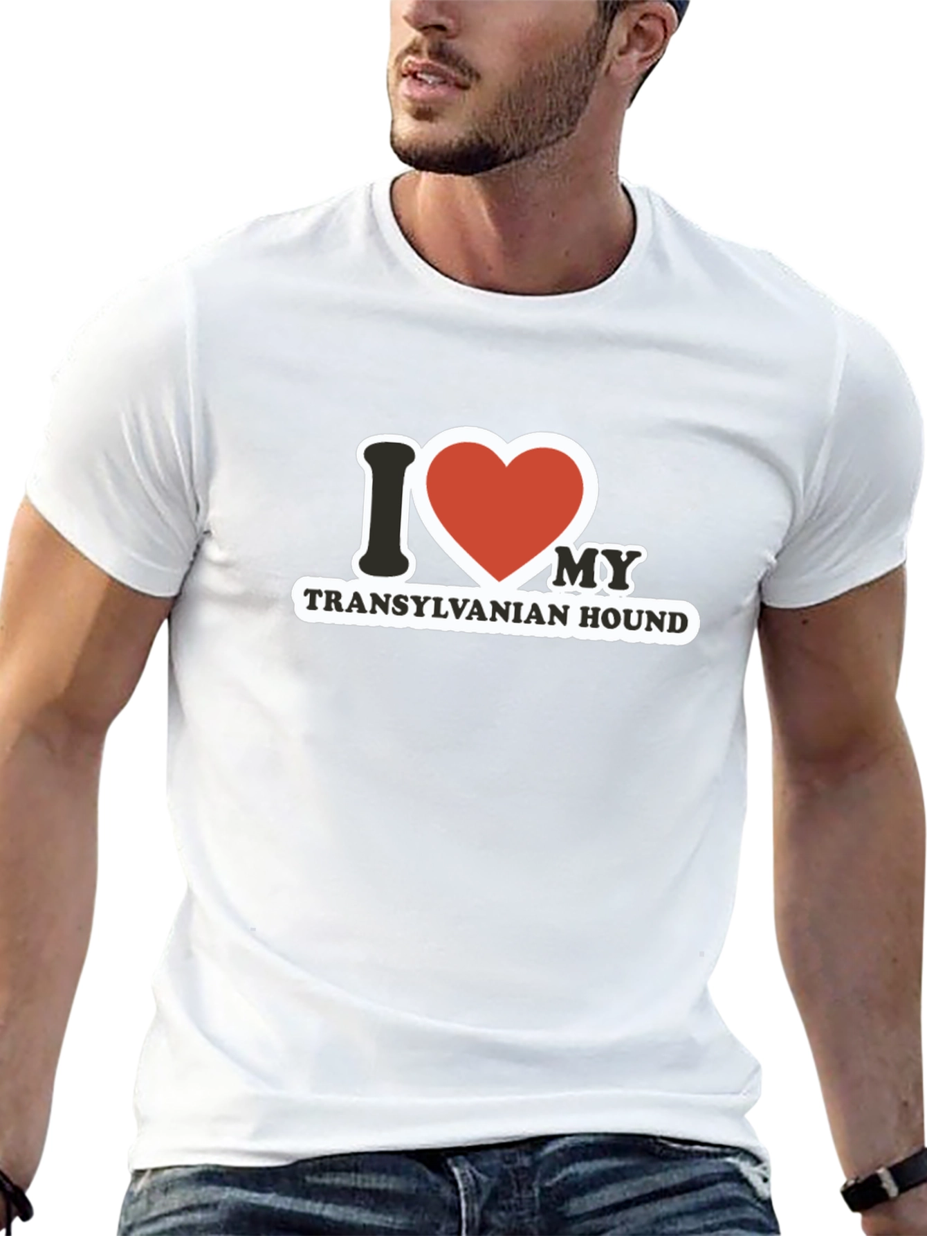 I Love My Transylvanian Hound Graphic Tee