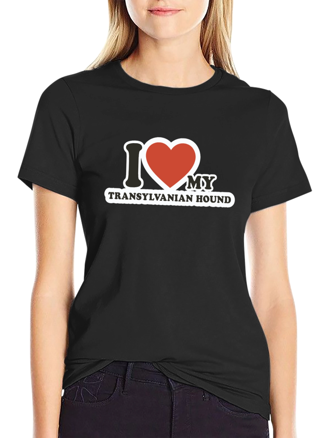 I Love My Transylvanian Hound Graphic Tee